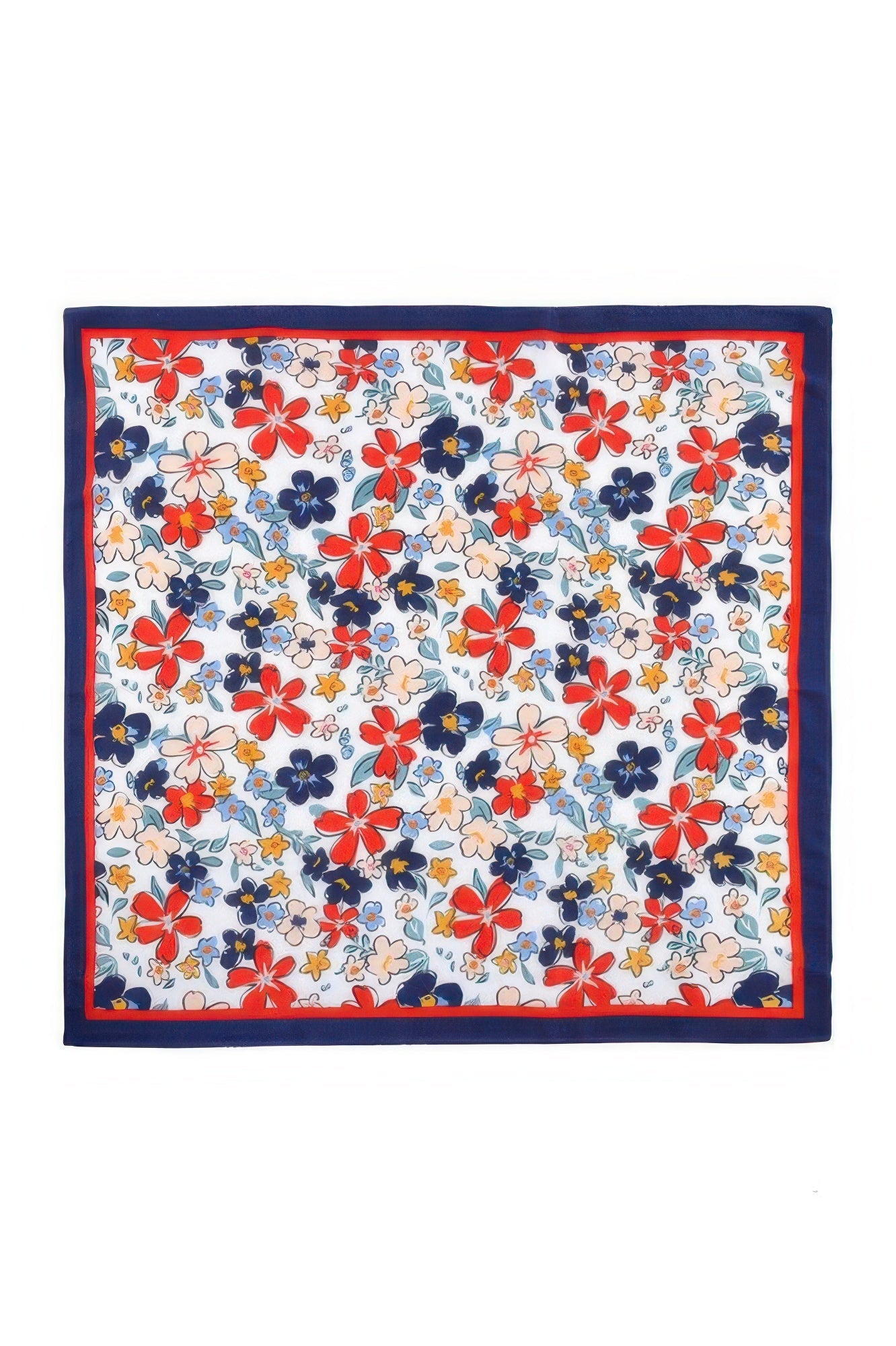 Flower Print Bandana
