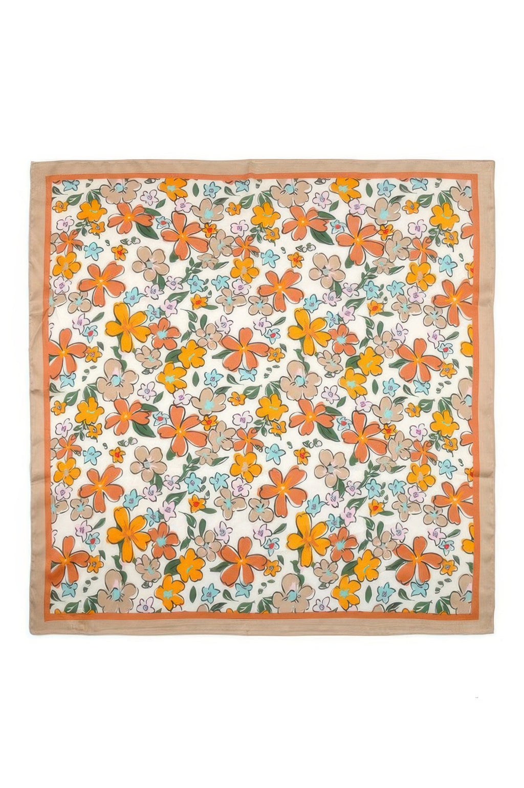Flower Print Bandana