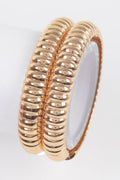 Two Pieces Set Metal Bangle