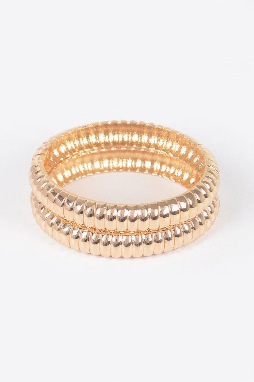 Two Pieces Set Metal Bangle