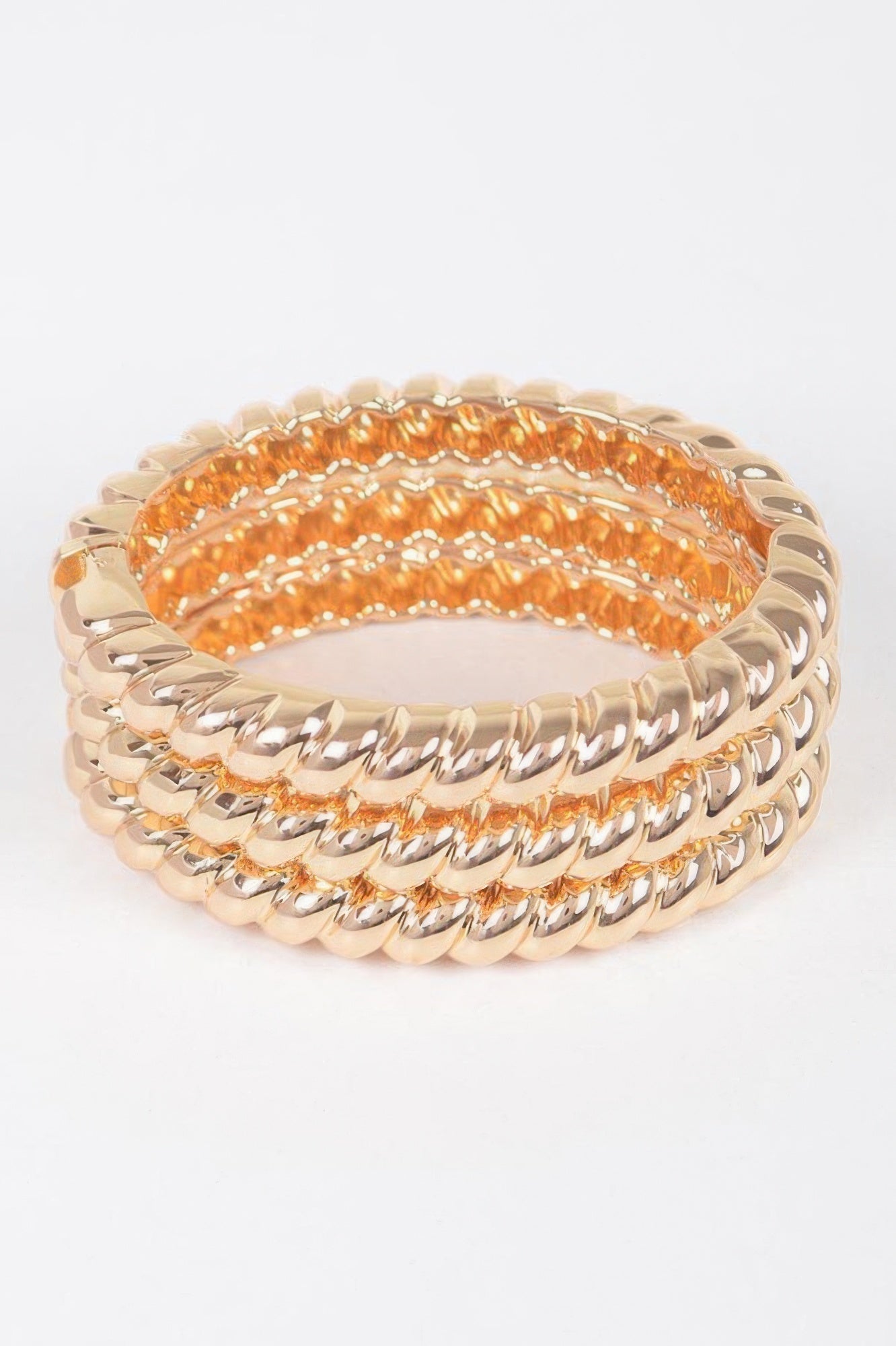 Three Pieces Set Metal Bangle