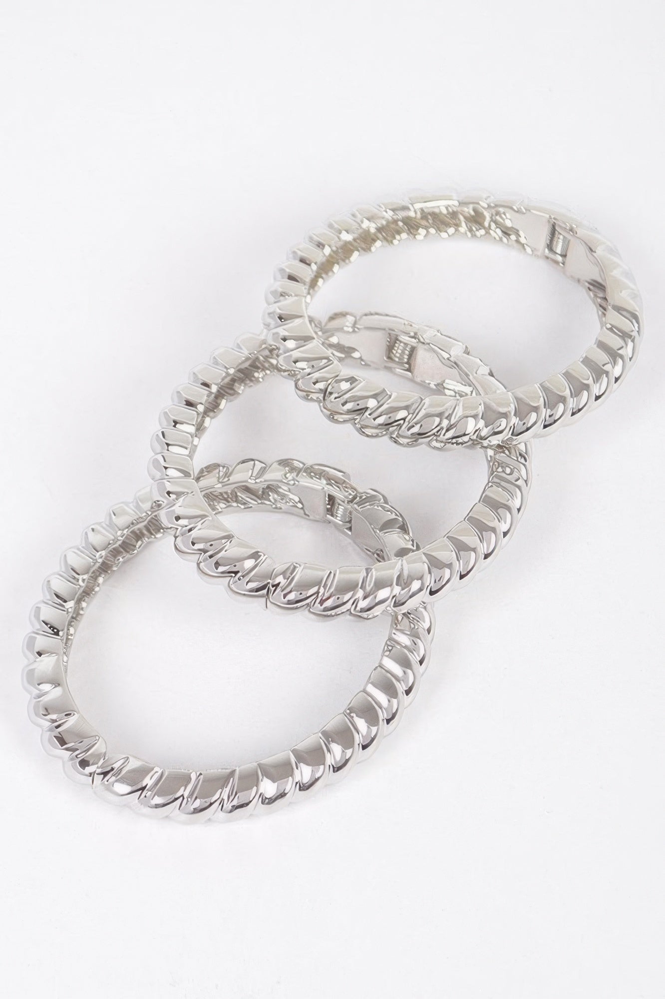 Three Pieces Set Metal Bangle