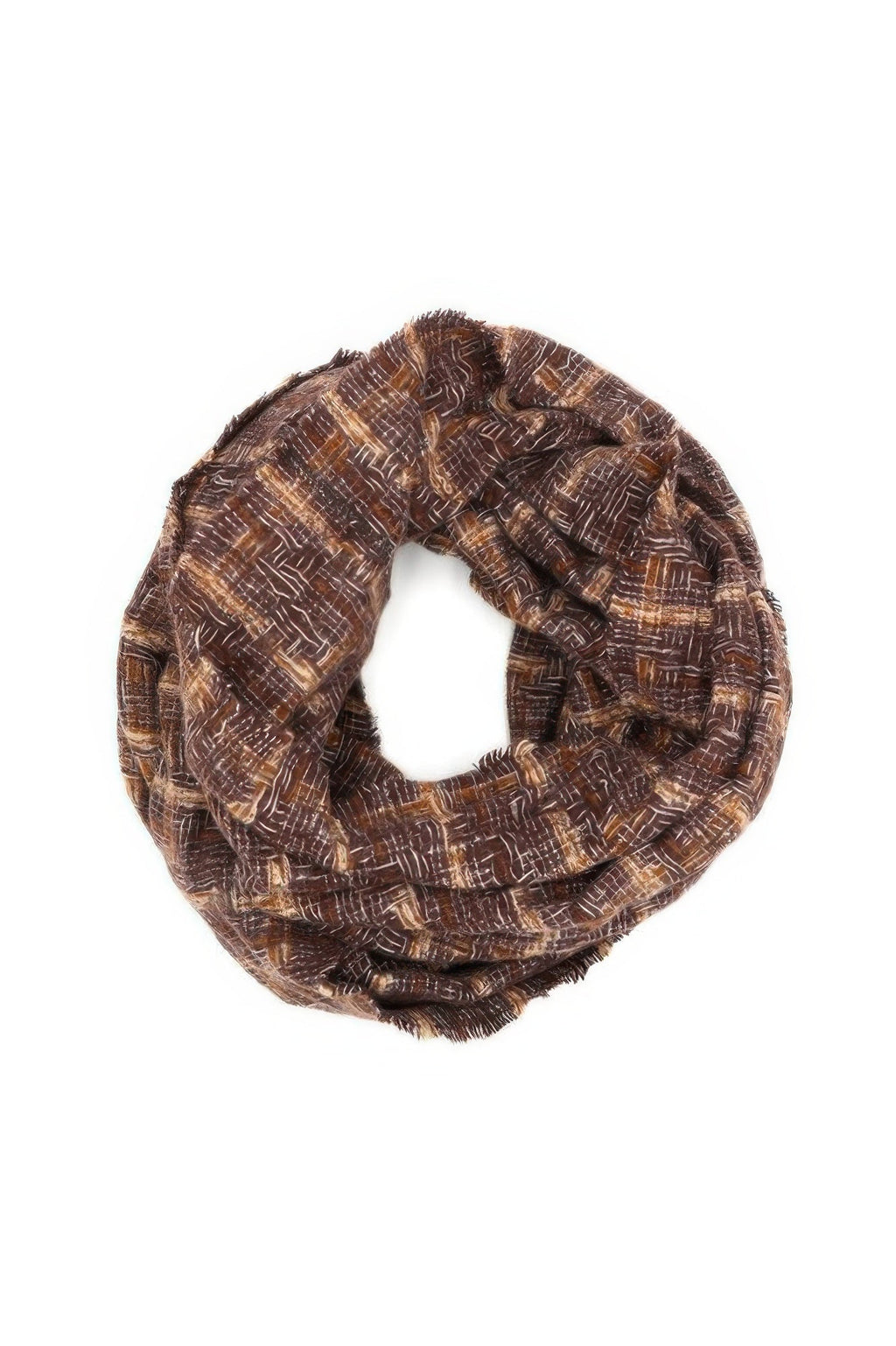Plaid Infinity Scarf