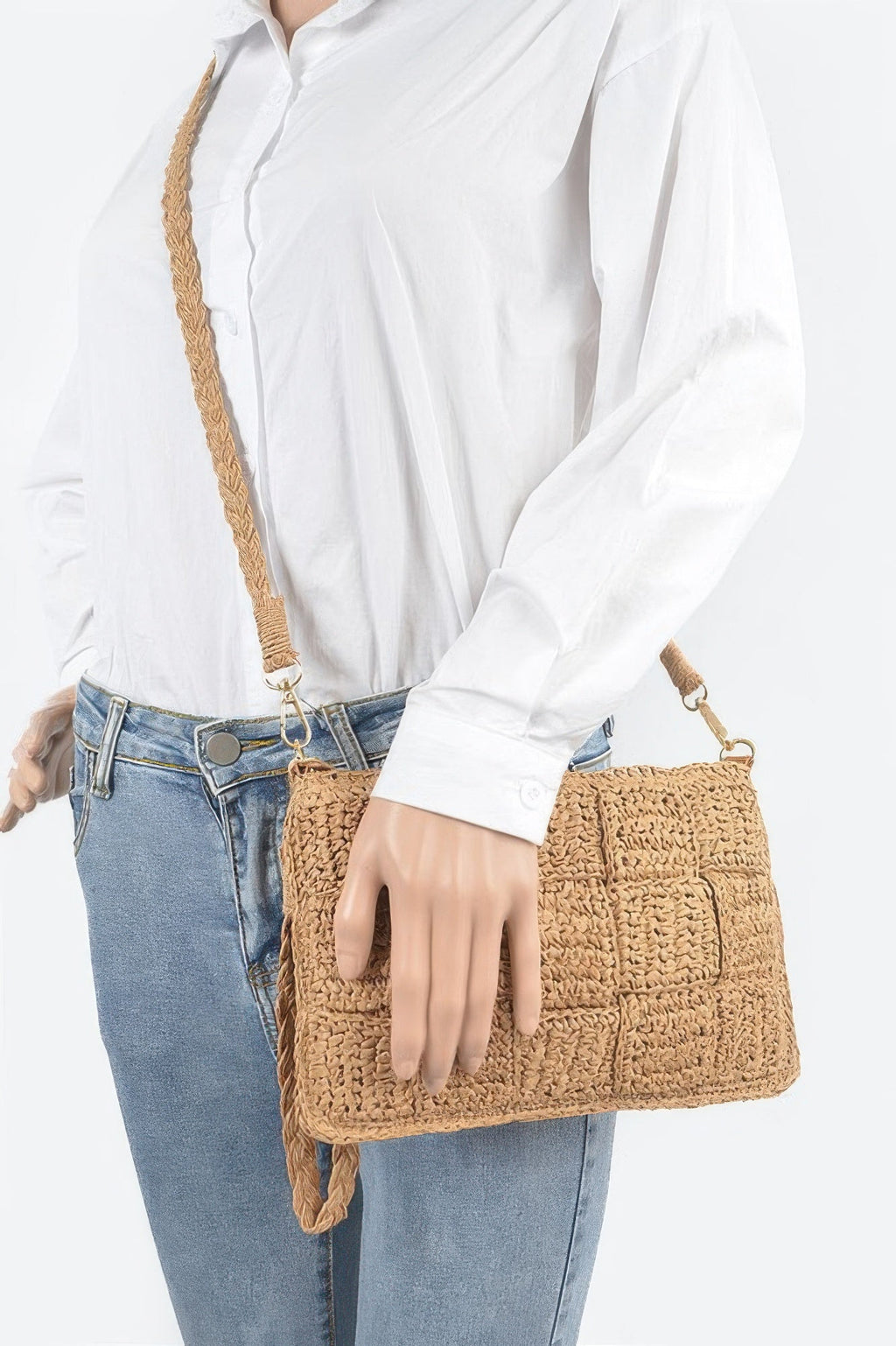 Straw Shoulder Bag