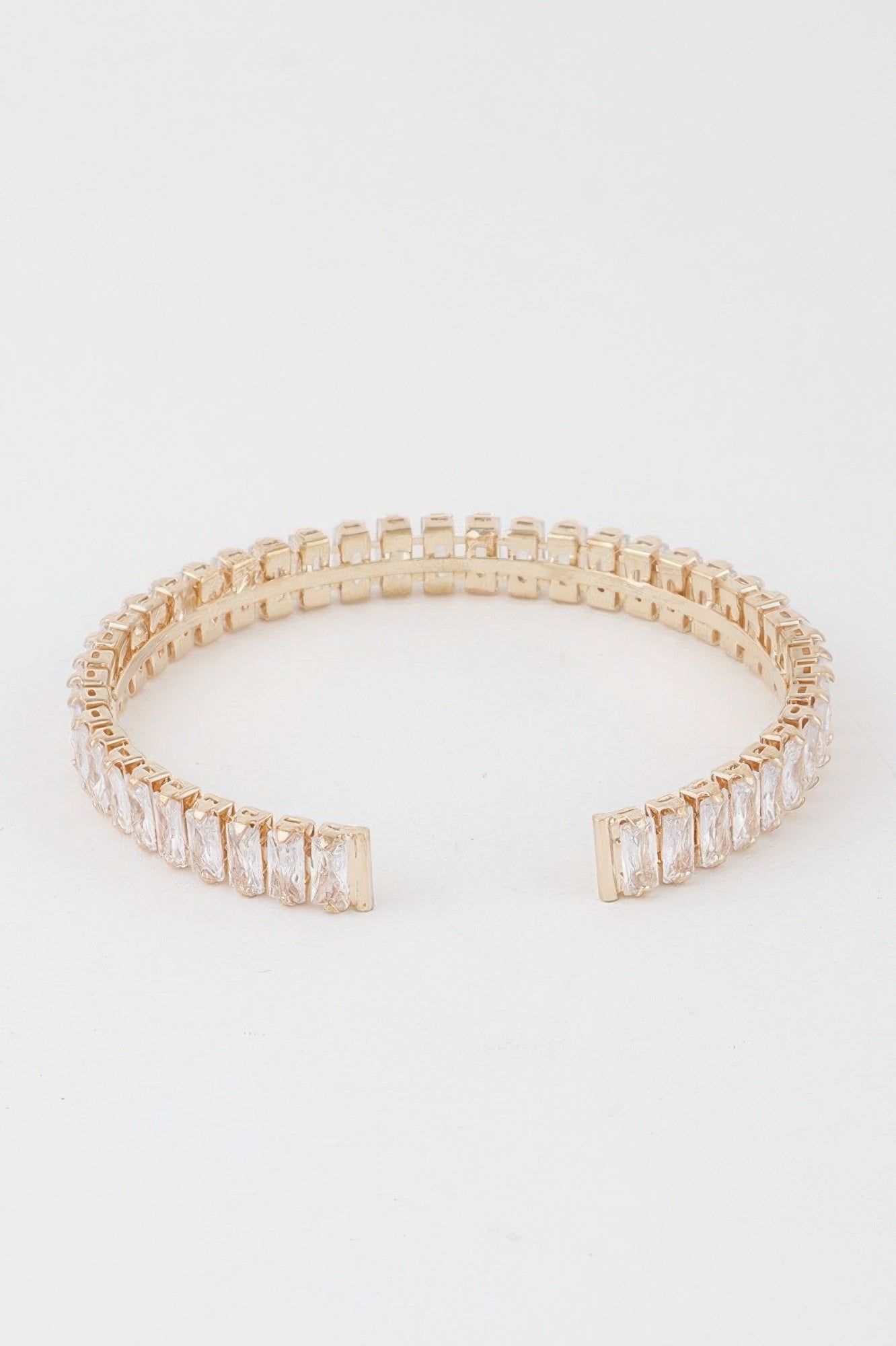 Crystal Bar Cuff Bracelet