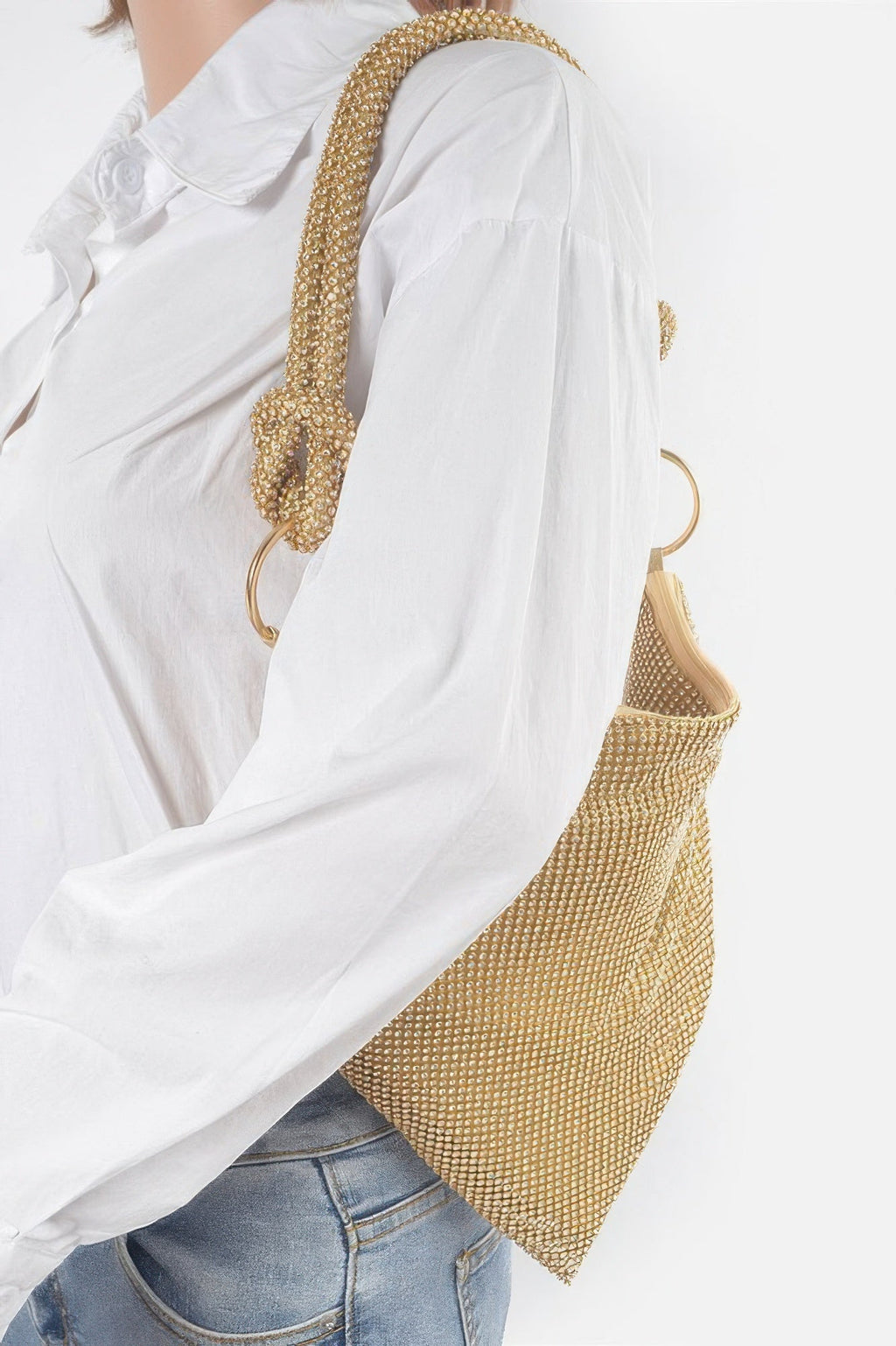 Rhinestone Shoulder Bag