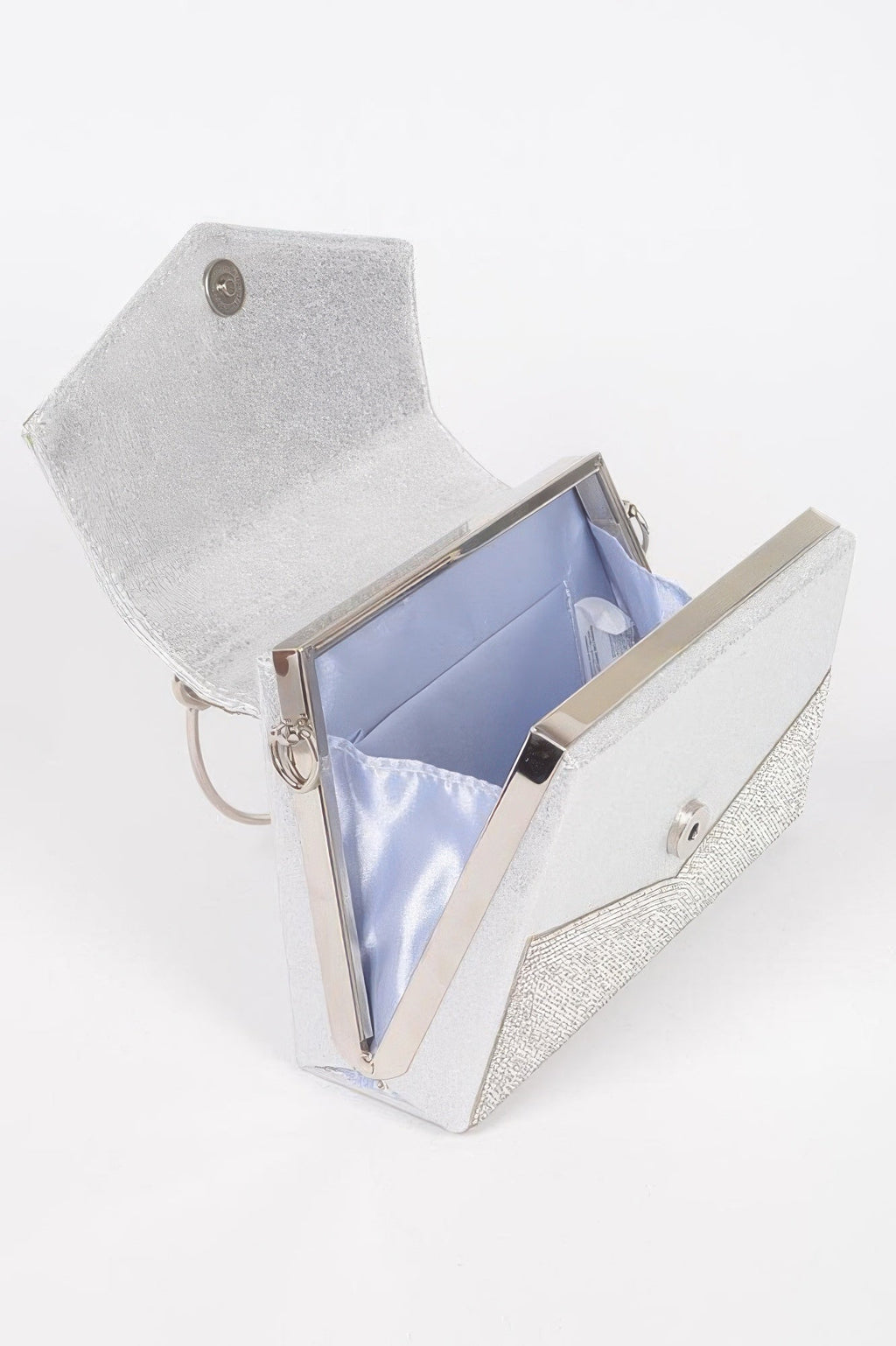 Rhinestone Metal Handle Bag