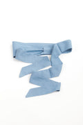Denim Ribbon Belt
