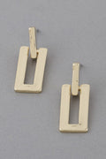 Modern Open Frame Earrings