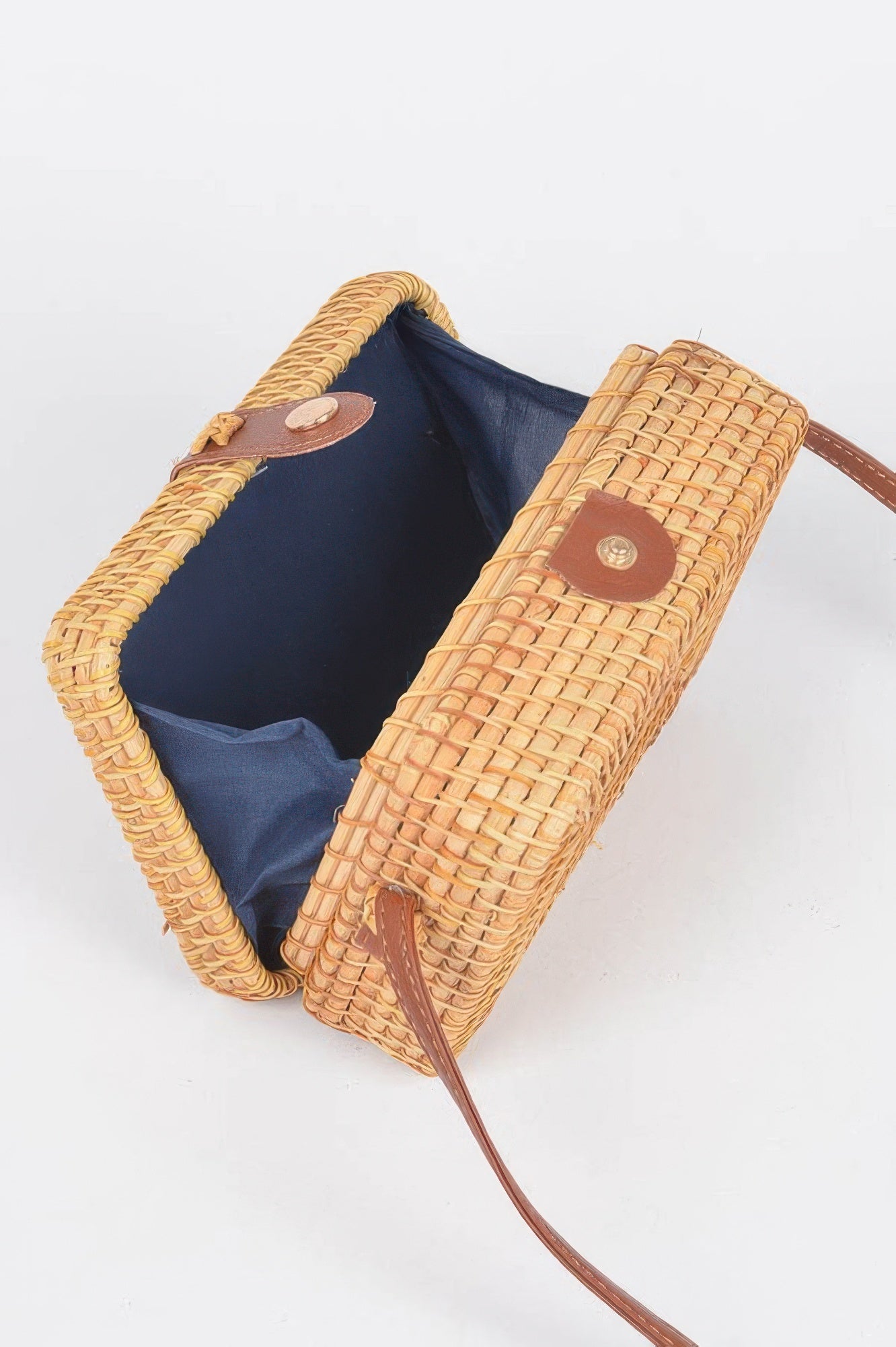Crossbody Bamboo Box Bag