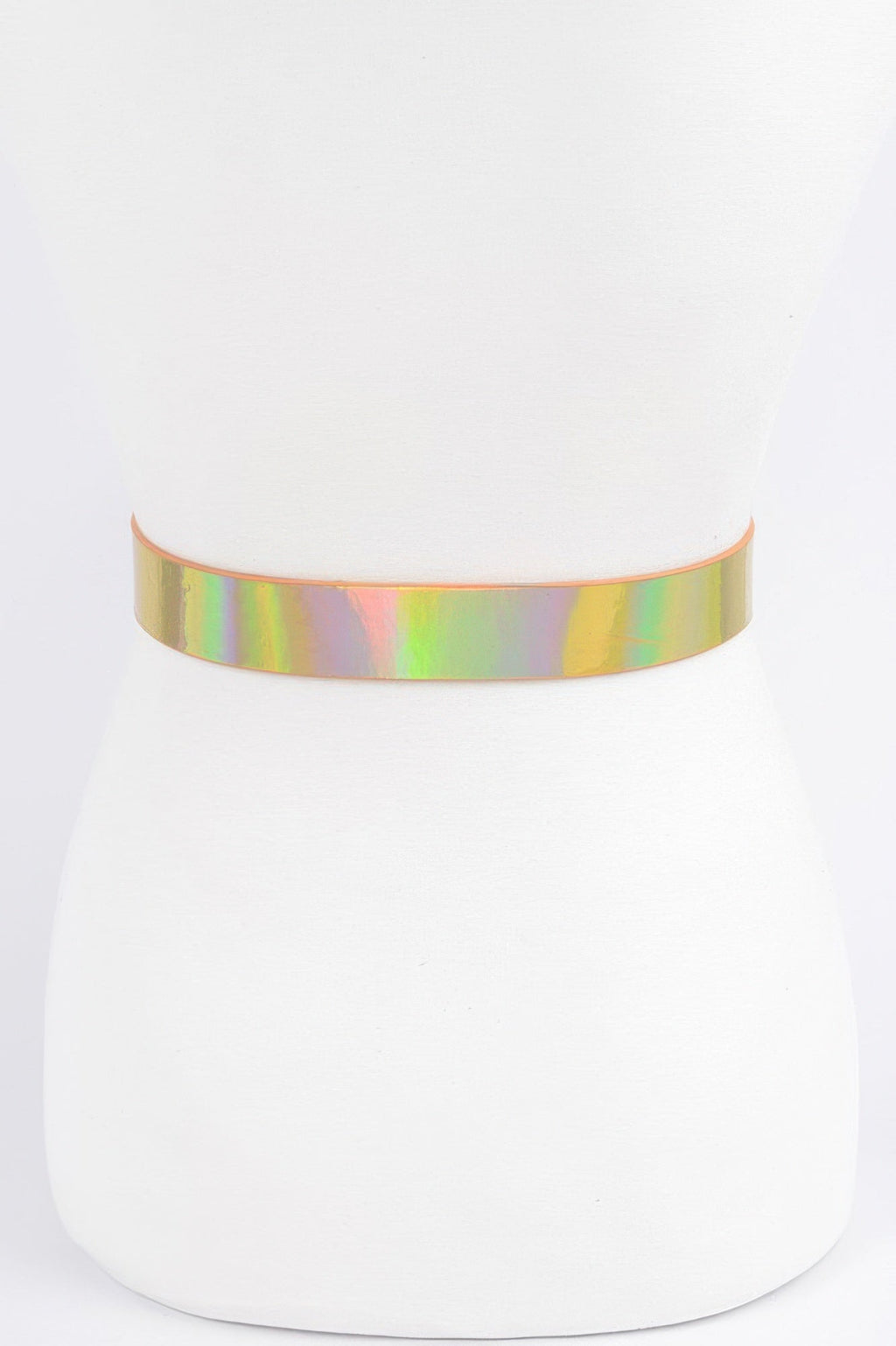 Holograme Metallic Plus Size Belt