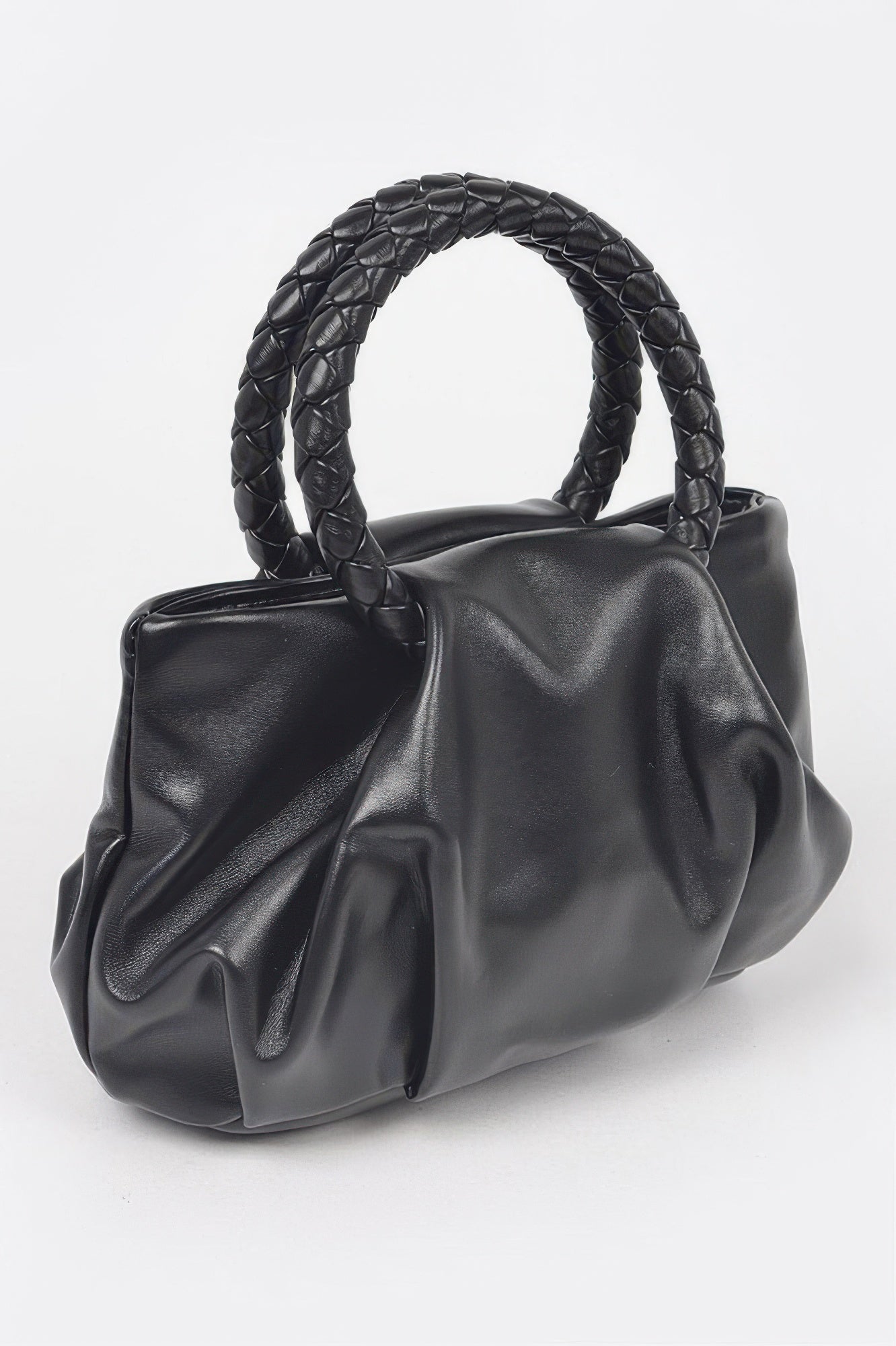 Braided Handle Crossbody Bag