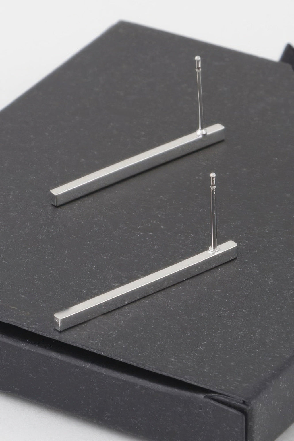 Dipped Metal Bar Earrings