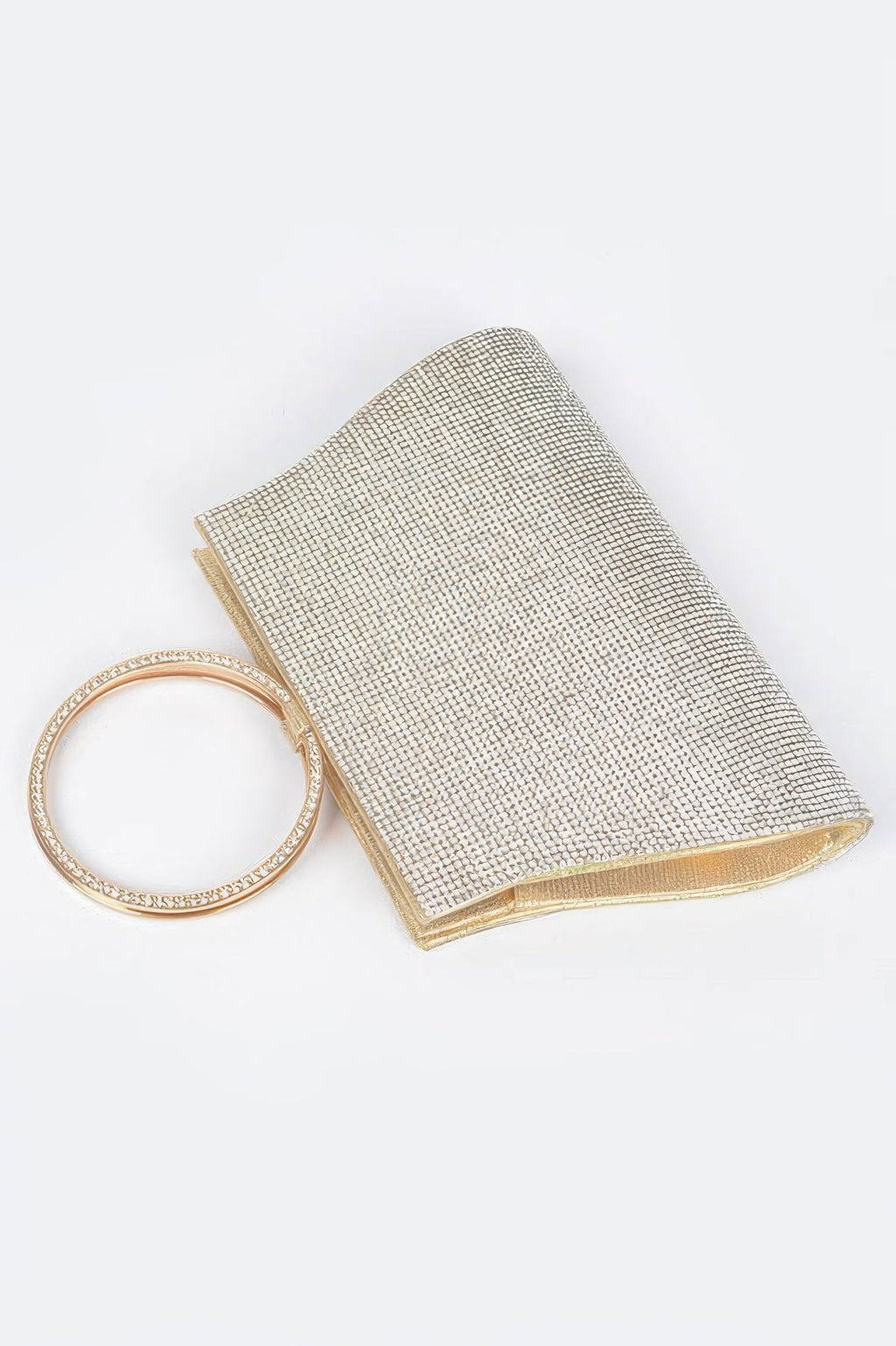 Rhinestone Top Handle Bag