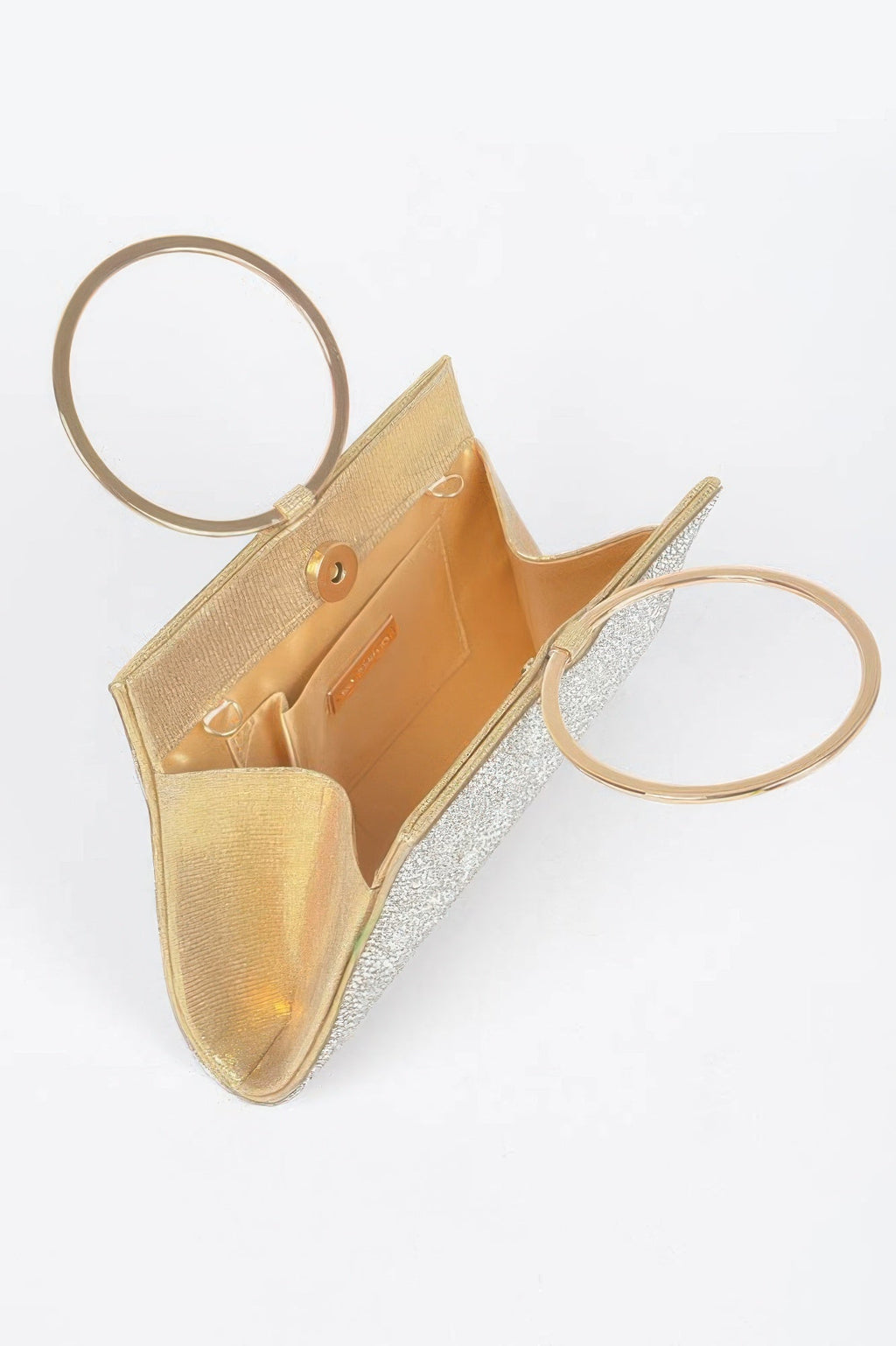 Rhinestone Top Handle Bag