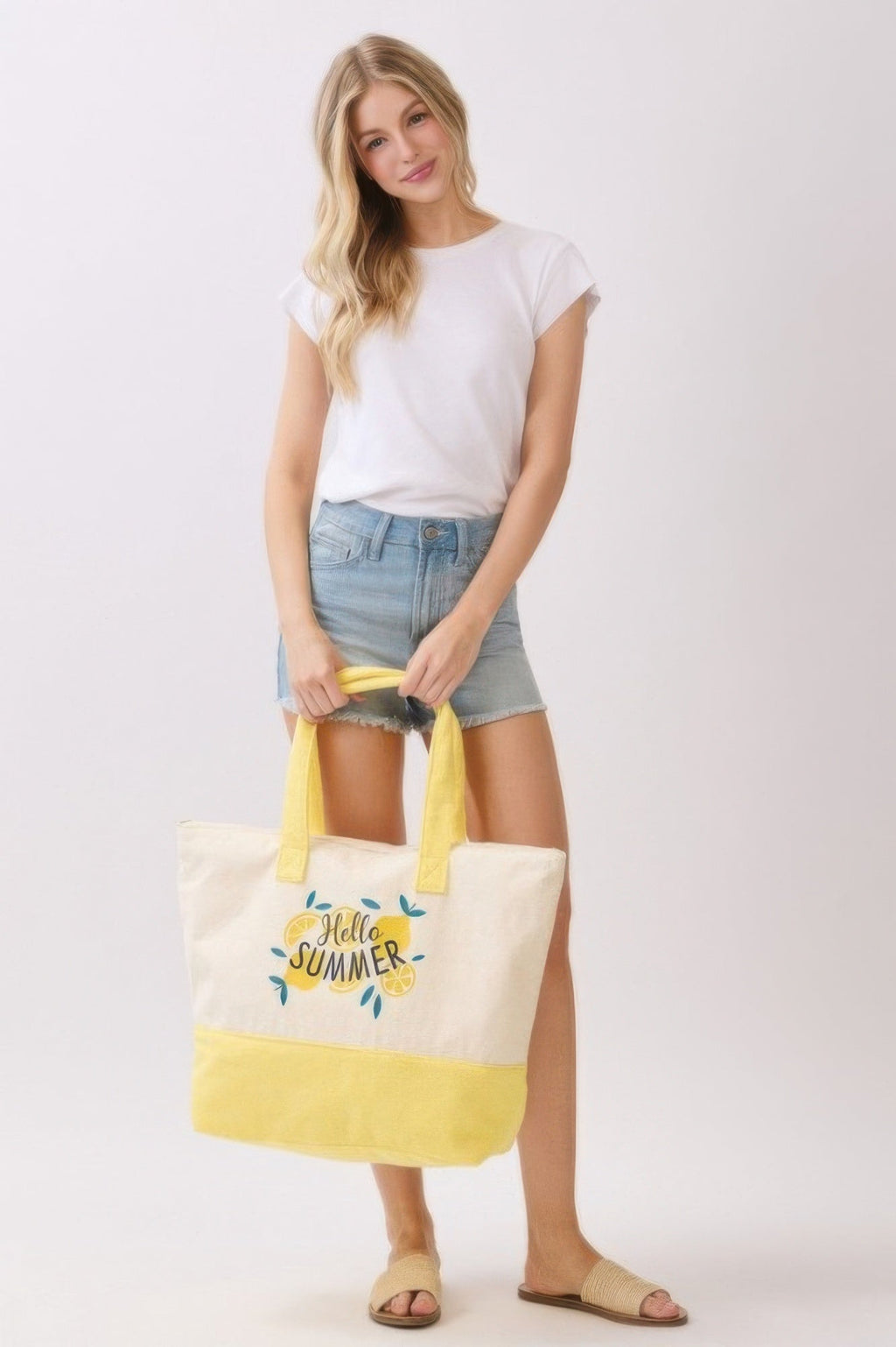 Hello Summer Terry Tote