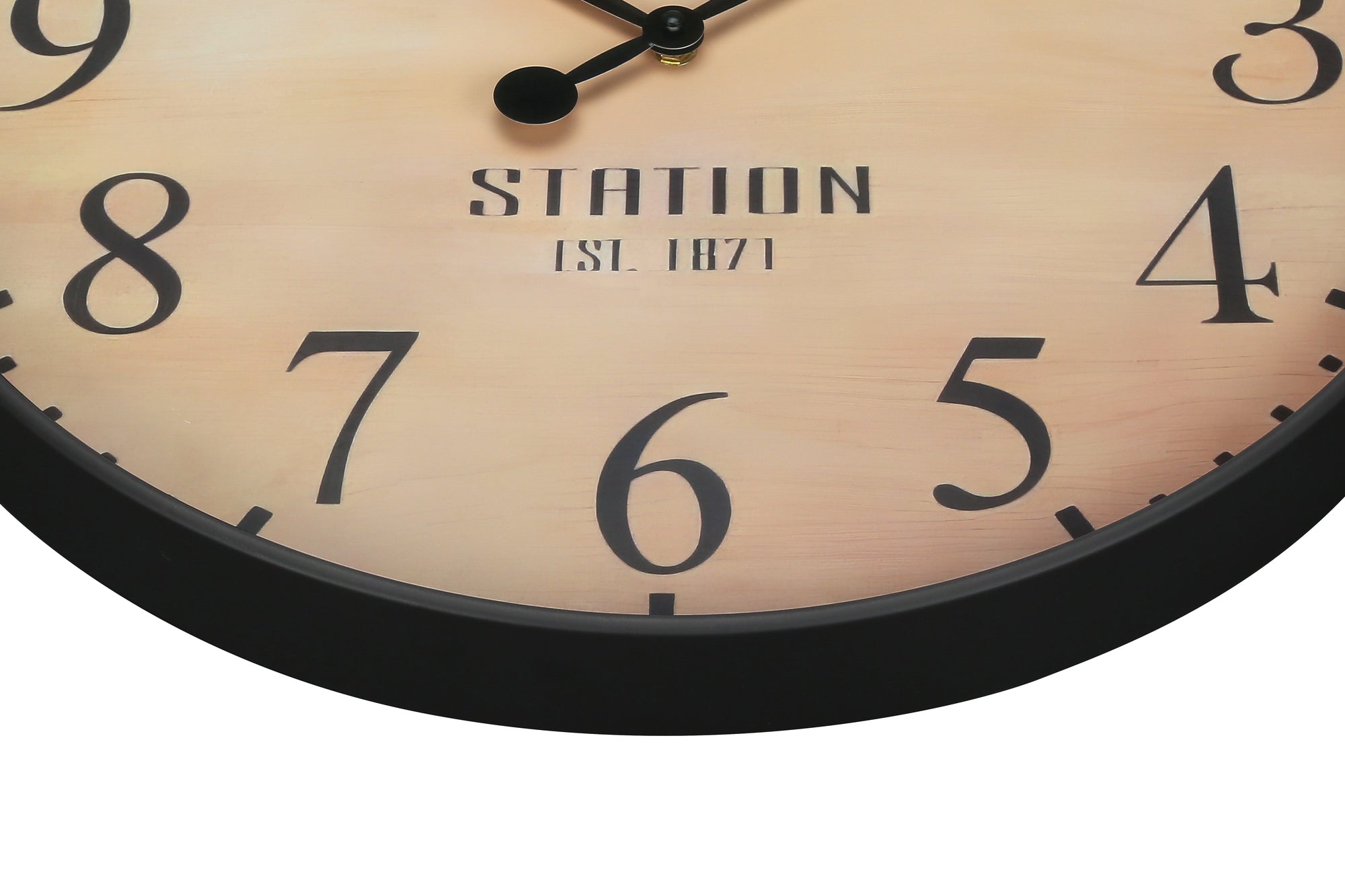 Clocks, 20' Round, Wall Clock, Antique Brown, Transitional