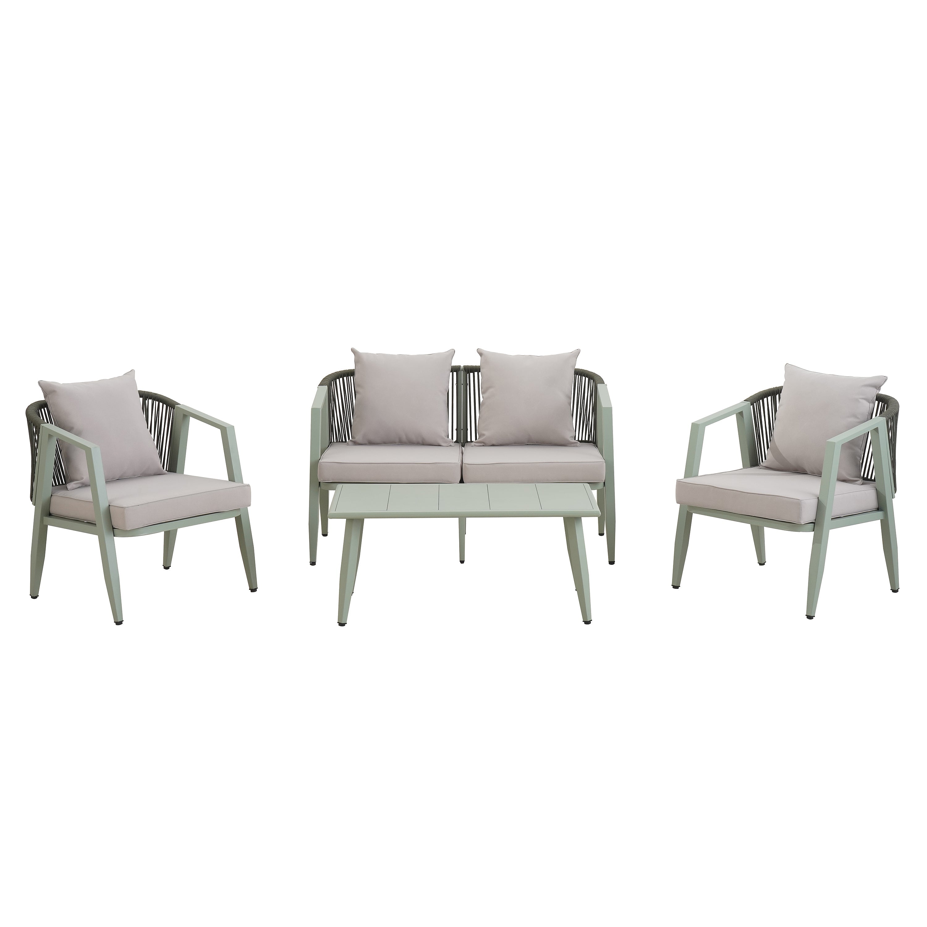 U_STYLE Durable and Comfortable Outdoor Seating Set,Suitable for Patios, Lawns, and Poolsides