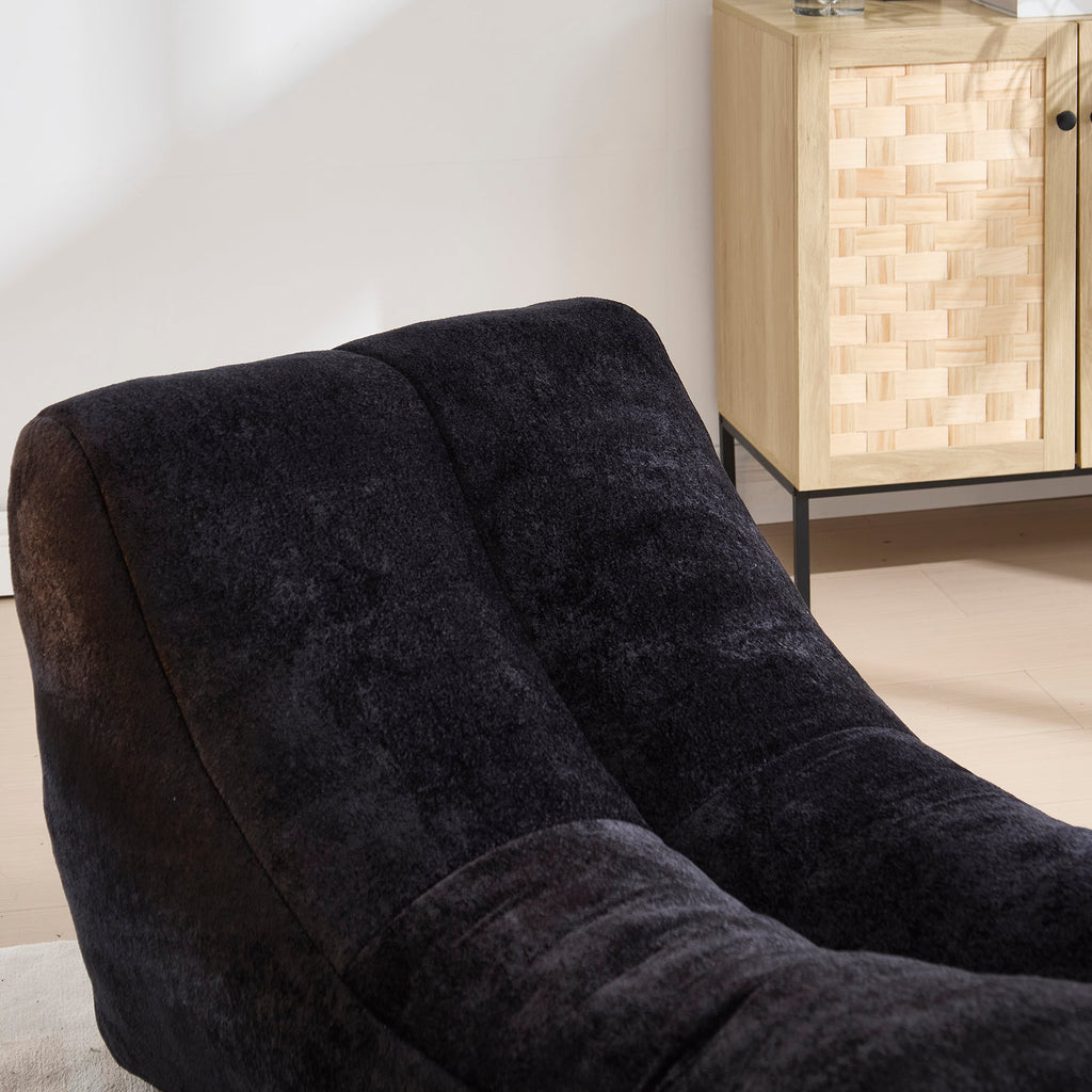 Creative Bean Bag Sofa Chair for Adults with High-Quality Sponge Filling and Polyester Fiber,59x30x23.6 inches