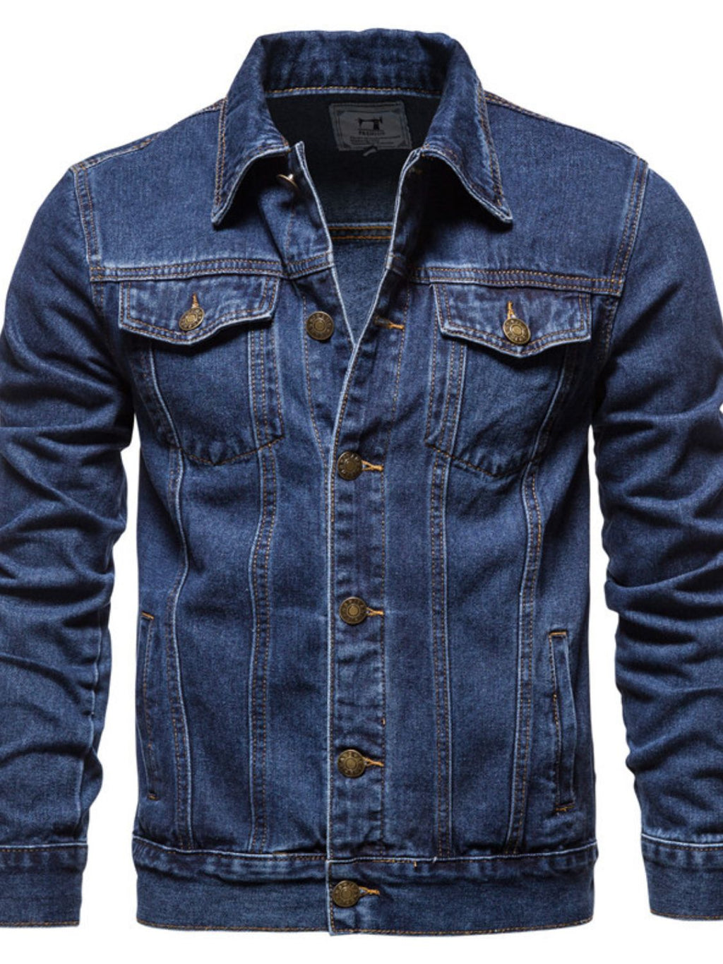 Button Down Long Sleeve Denim Jacket