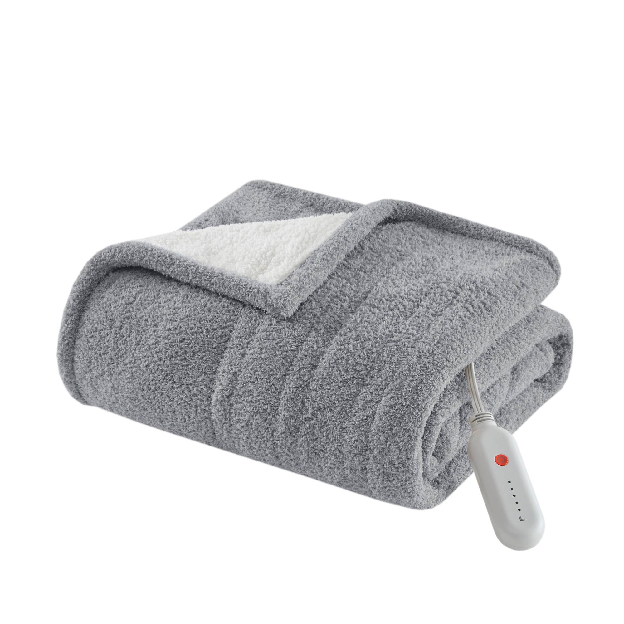 1 PCS 50x60' Dream Soft Heated Throw Grey