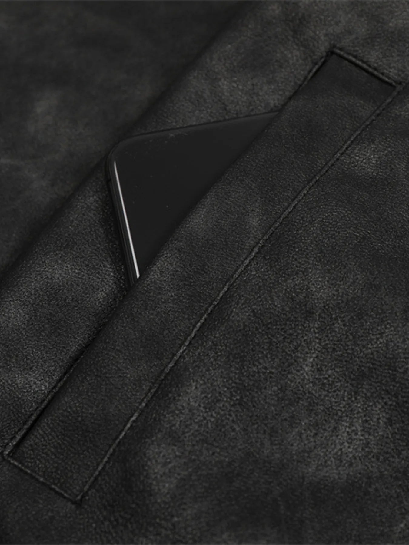 Drawstring Washed Zip Up Hooded Jacket