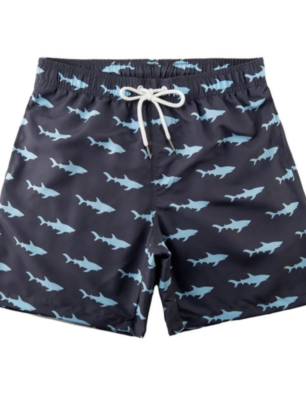 Drawstring Printed Swim Shorts