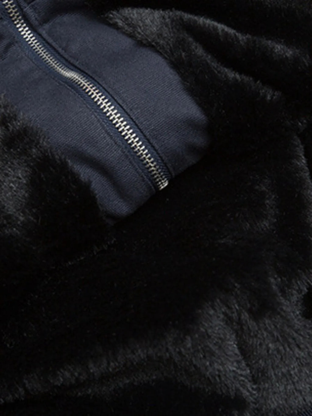 Sherpa Lined Hooded Bomber Jacket