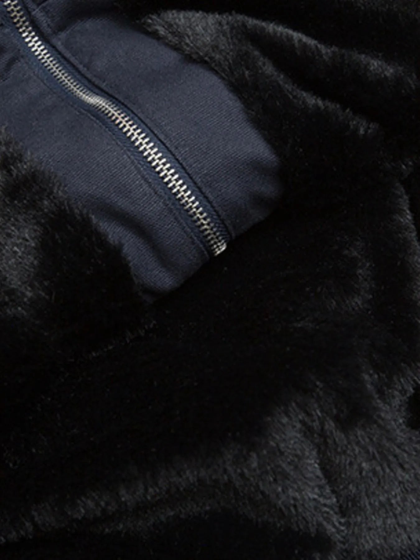 Sherpa Lined Hooded Bomber Jacket