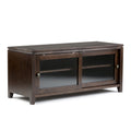 Cosmopolitan - TV Media Stand - Mahogany Brown