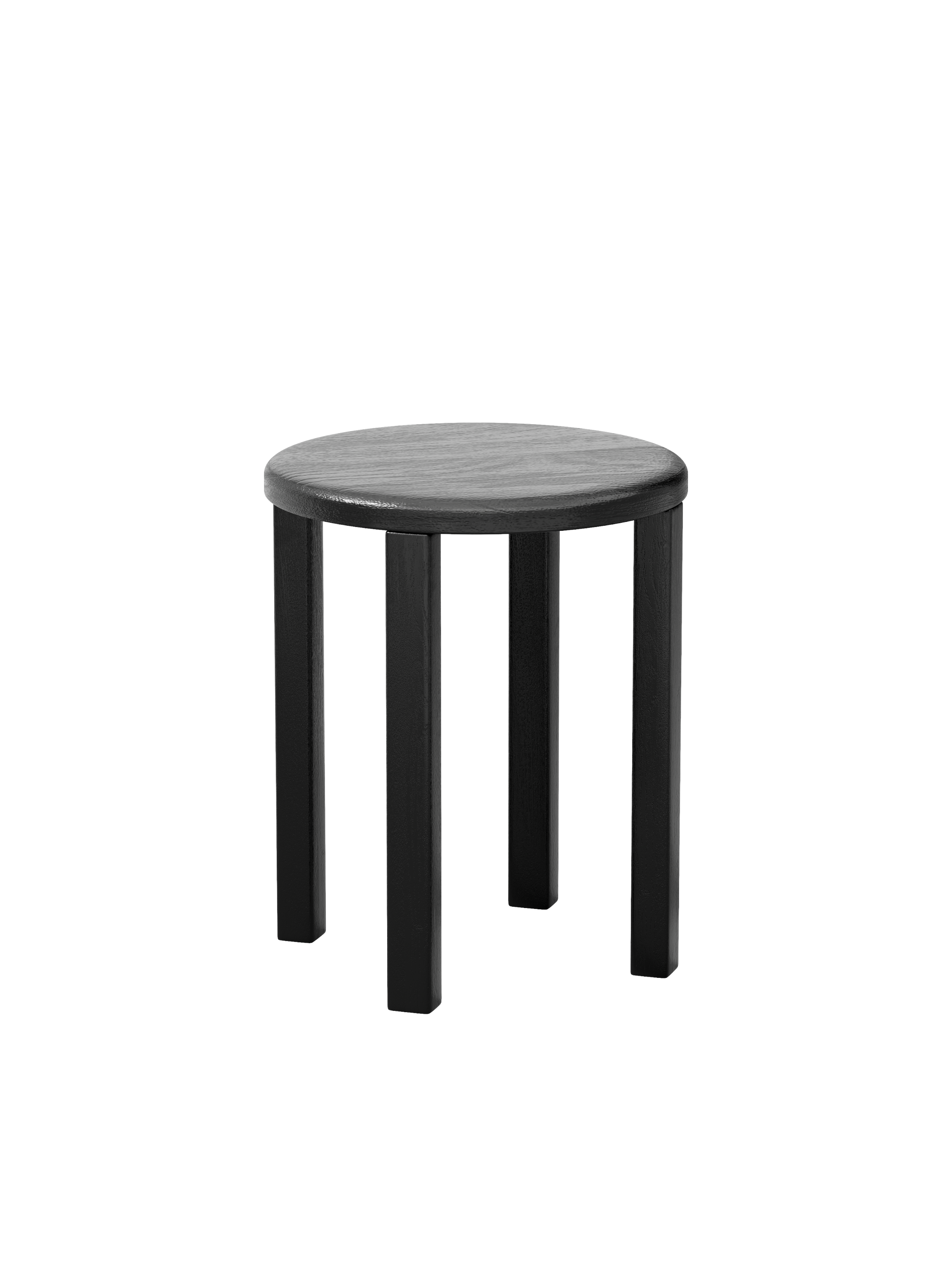 100% solid wood stackable stools set of 4, wooden stools, 18-inch stools, stacking stools, nesting tables, sturdy and durable, no installation required, top stackable round side table