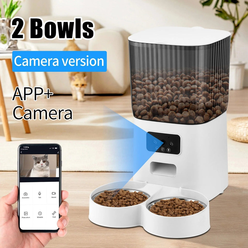 Automatic Pet Feeder with Camera