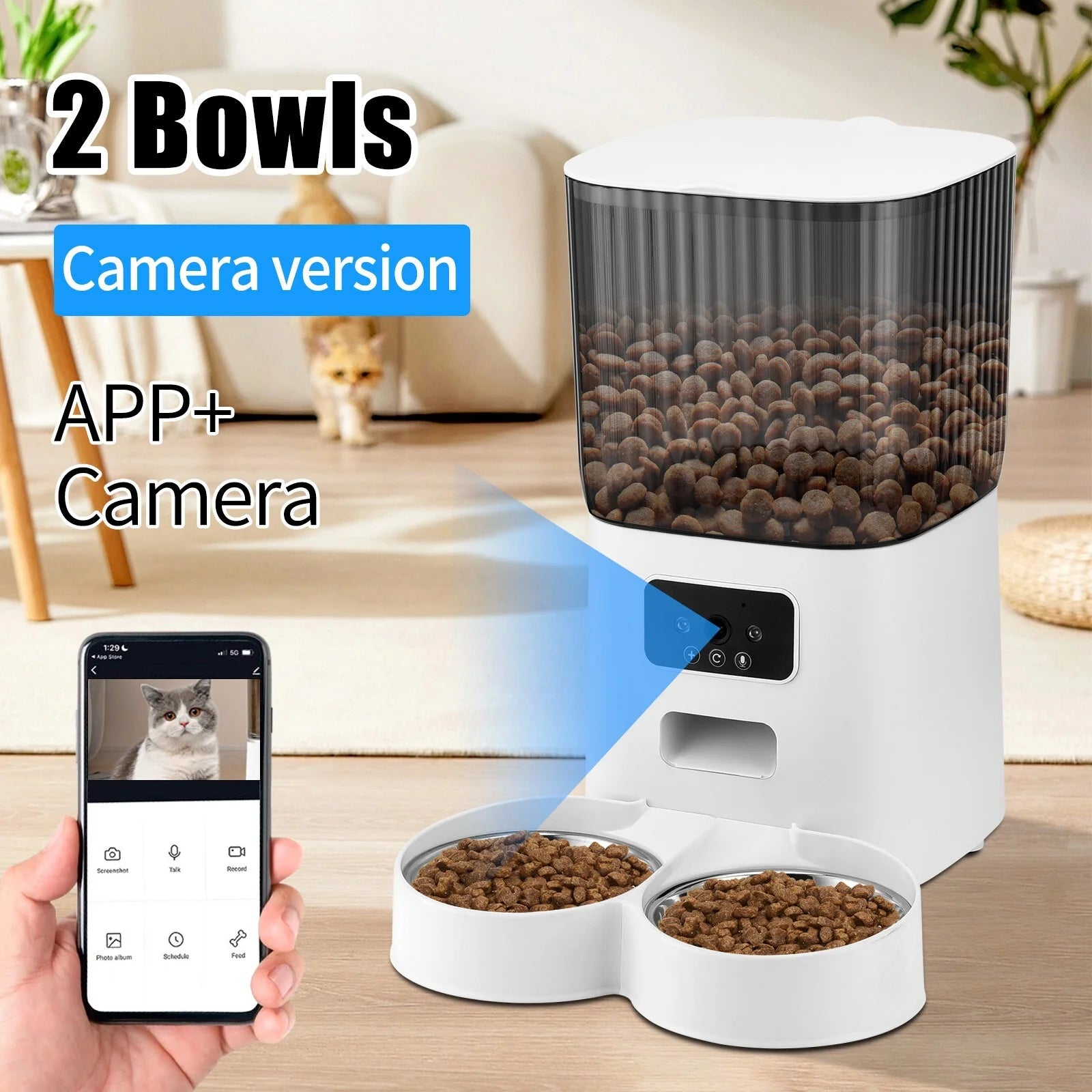 Automatic Pet Feeder with Camera