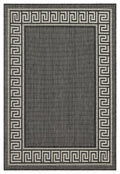 Sunshine GC_HAR2002 Anthracite 5 ft. 3 in. x 7 ft. 3 in. Indoor/Outdoor Area Rug