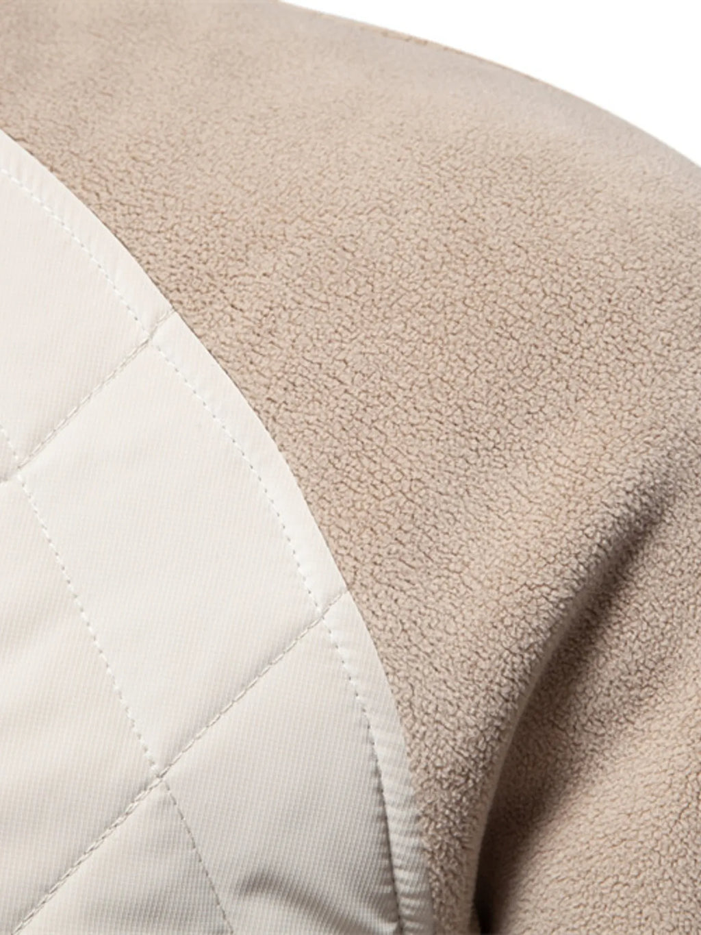 Quilted Snap Down Long Sleeve Jacket