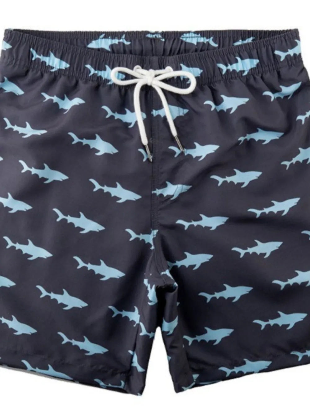 Drawstring Printed Swim Shorts