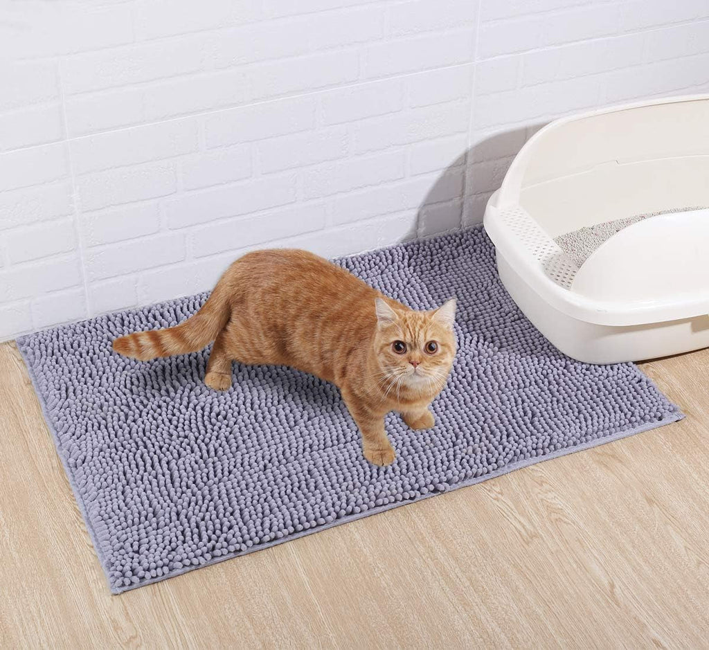 Cat Kitty Litter Rug with Waterproof Back