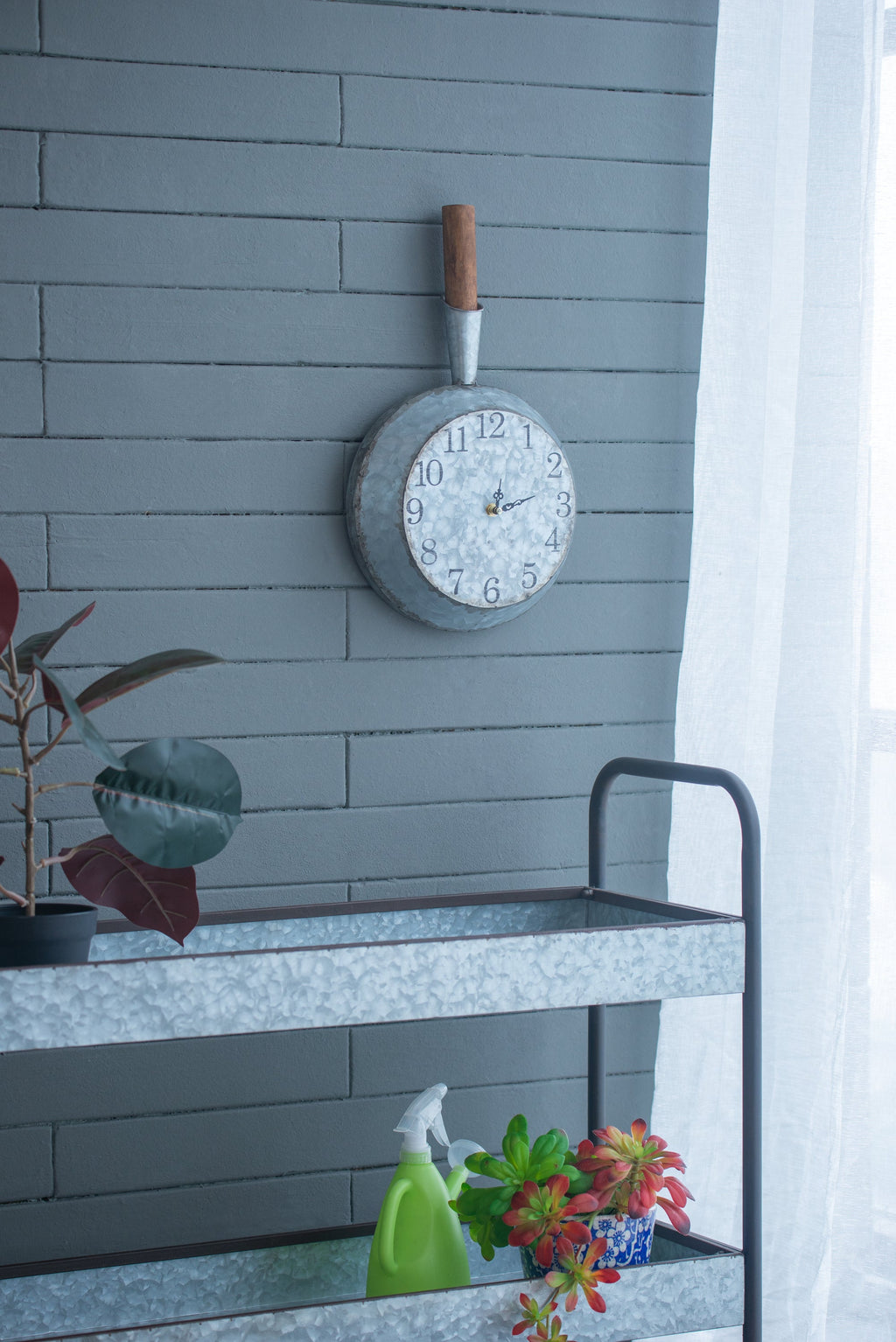 10.6x3x18.1' Frye Wall Clock