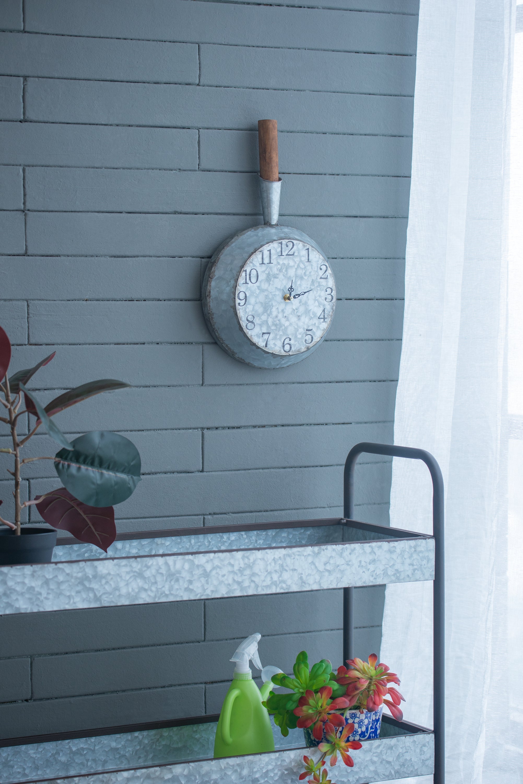 10.6x3x18.1' Frye Wall Clock