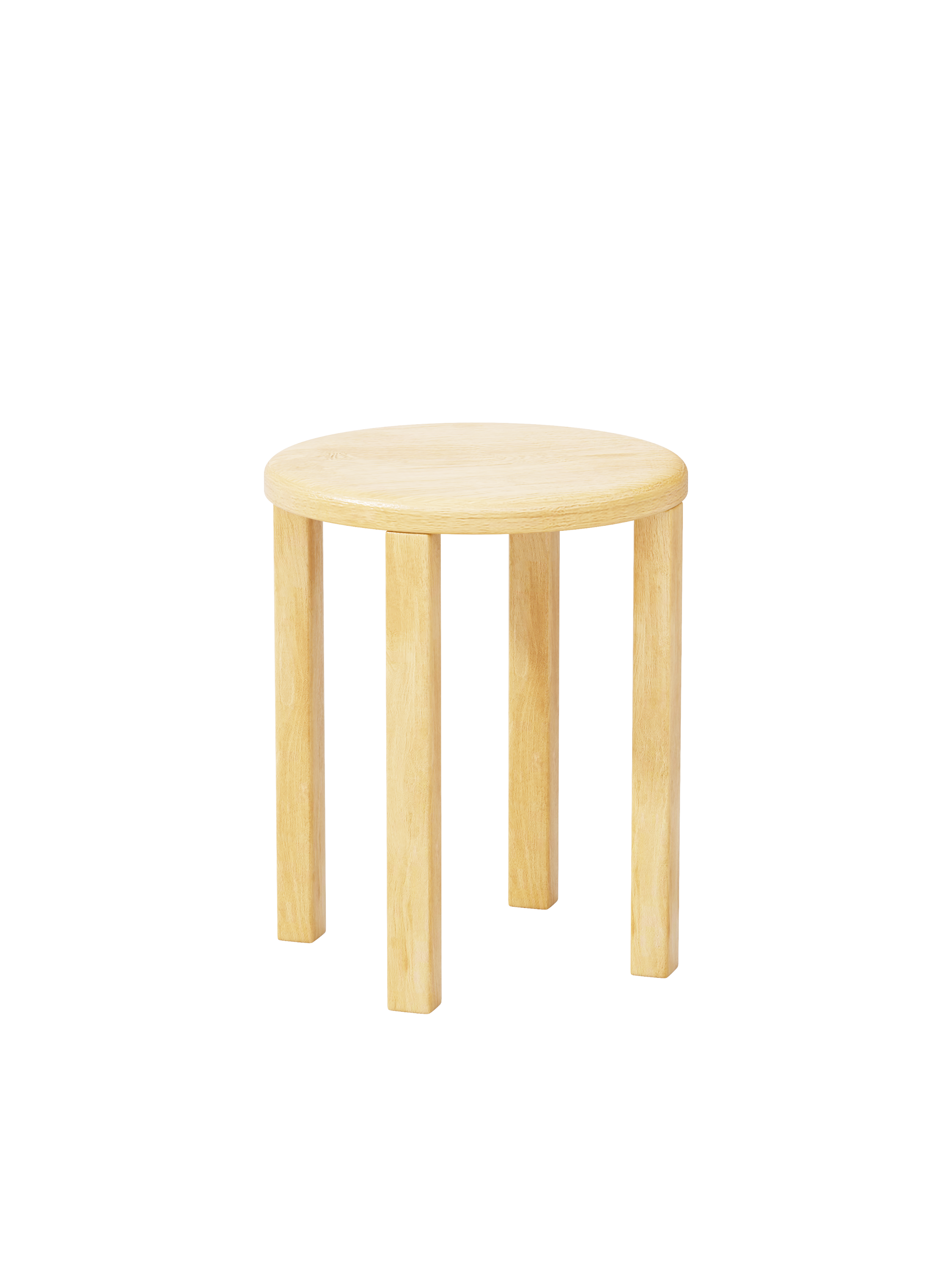 100% solid wood stackable stools set of 4, wooden stools, 18-inch stools, stacking stools, nesting tables, sturdy and durable, no installation required, top stackable round side table