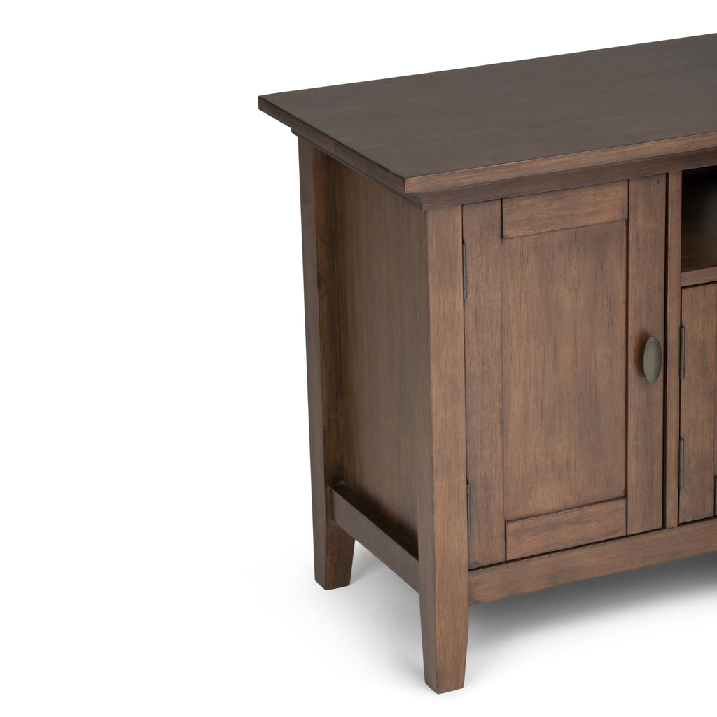 Redmond - 72' TV Media Stand - Rustic Natural Aged Brown