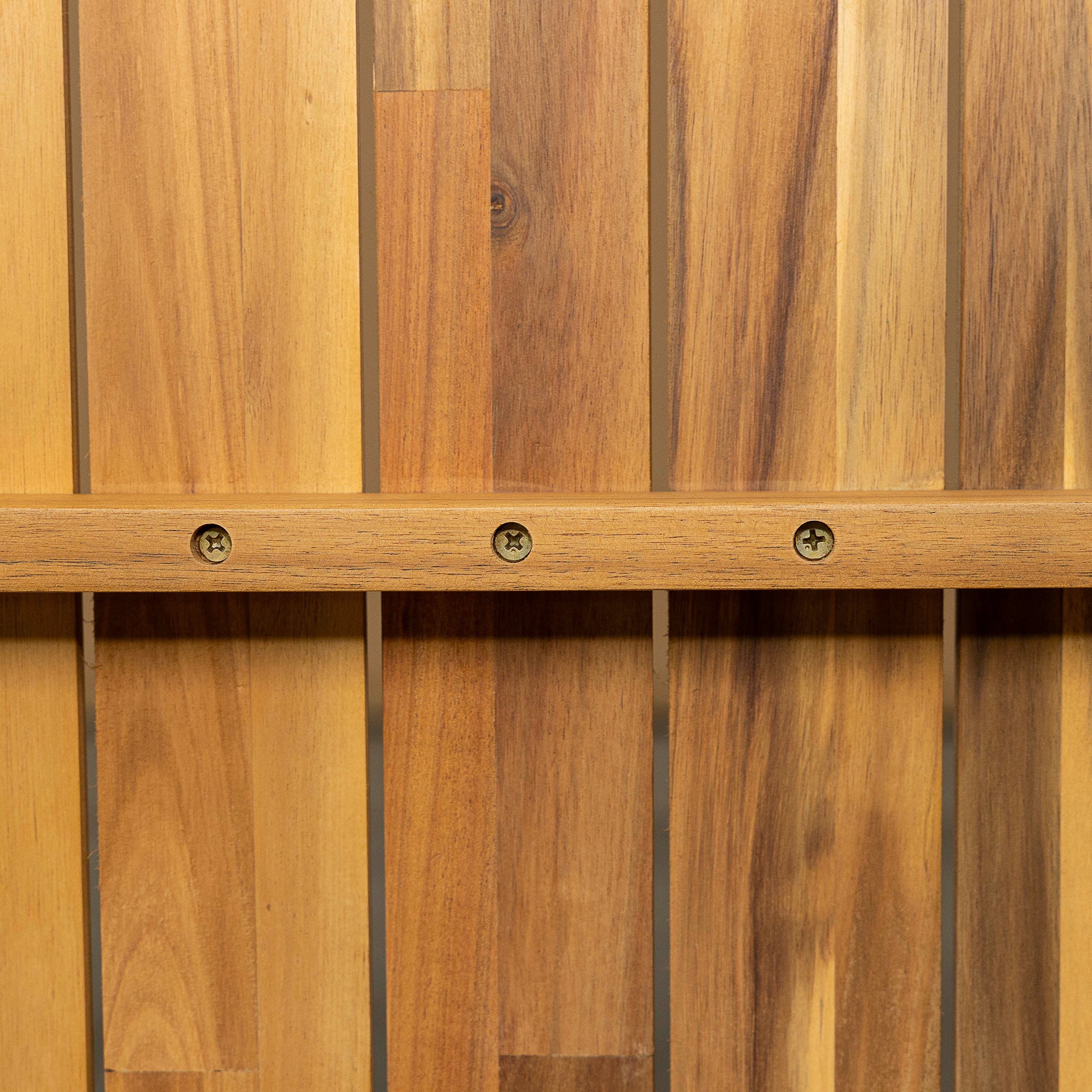 Classic Patio Dining Table, Acacia Wood, Light Teak Finish