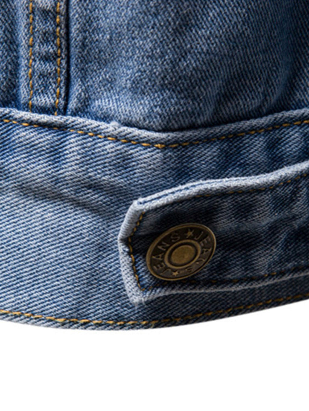 Button Down Long Sleeve Denim Jacket