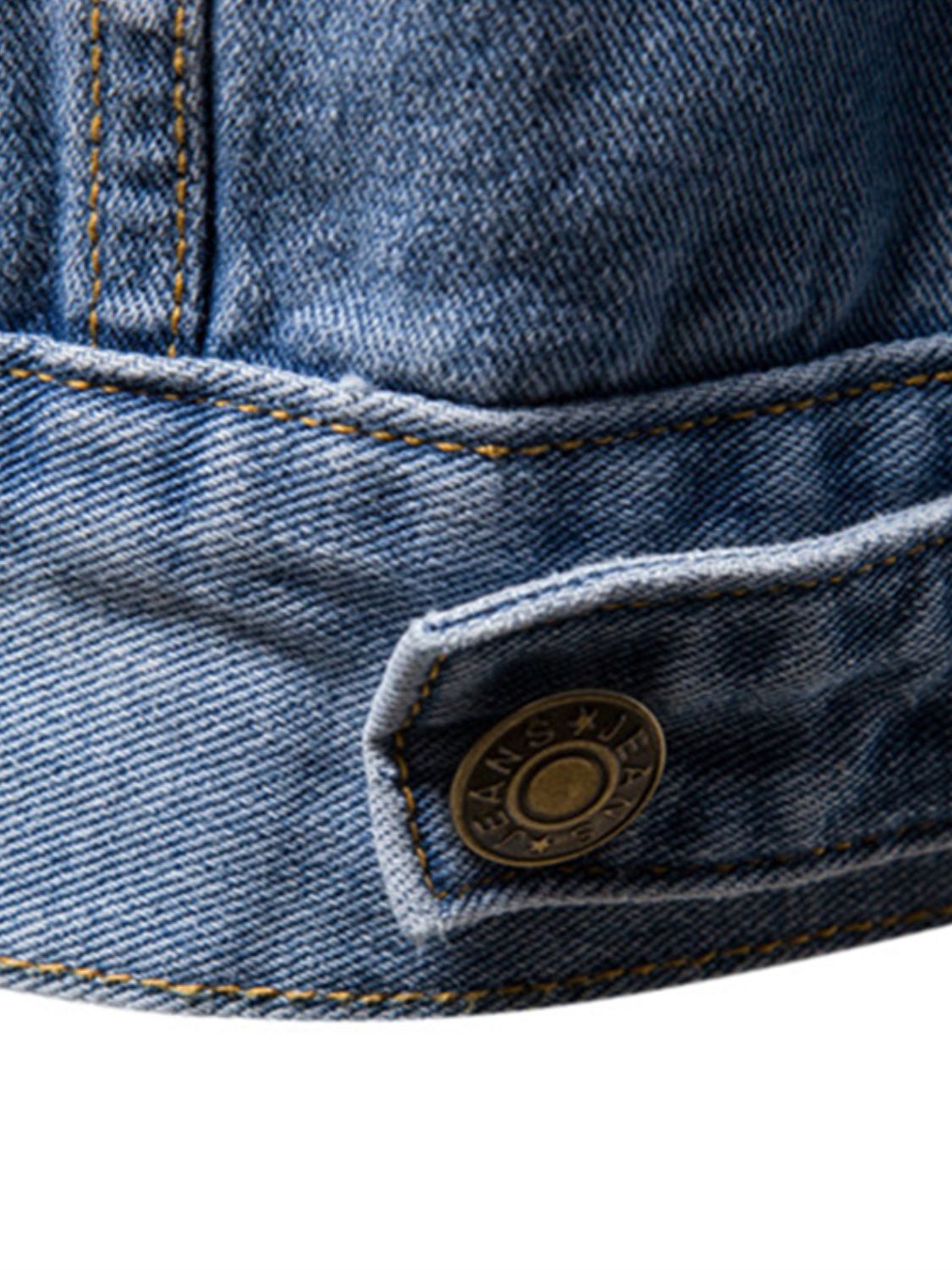 Button Down Long Sleeve Denim Jacket