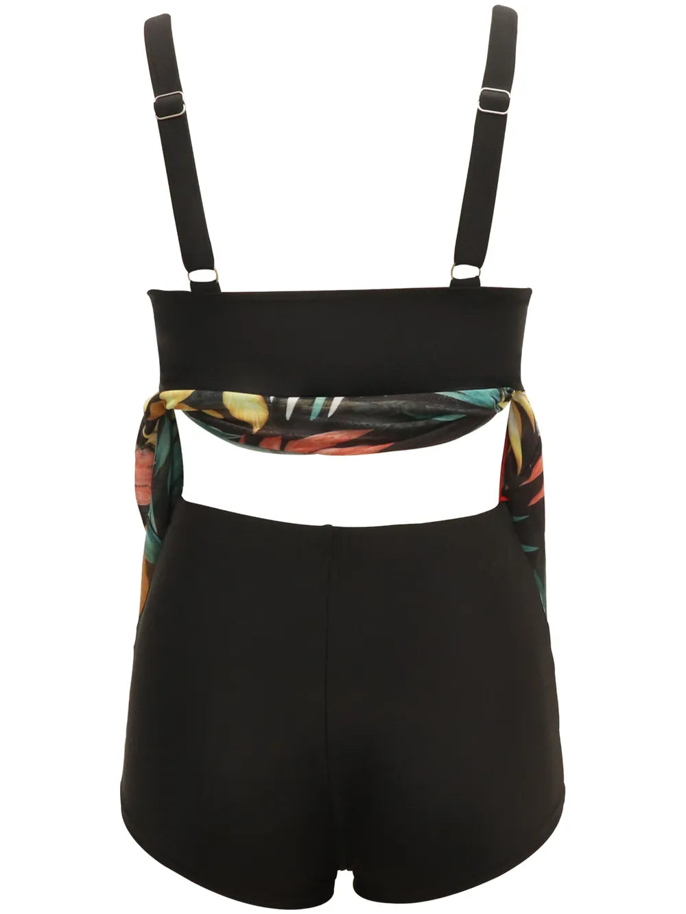 Printed Wide Strap Two-Piece Swim Set