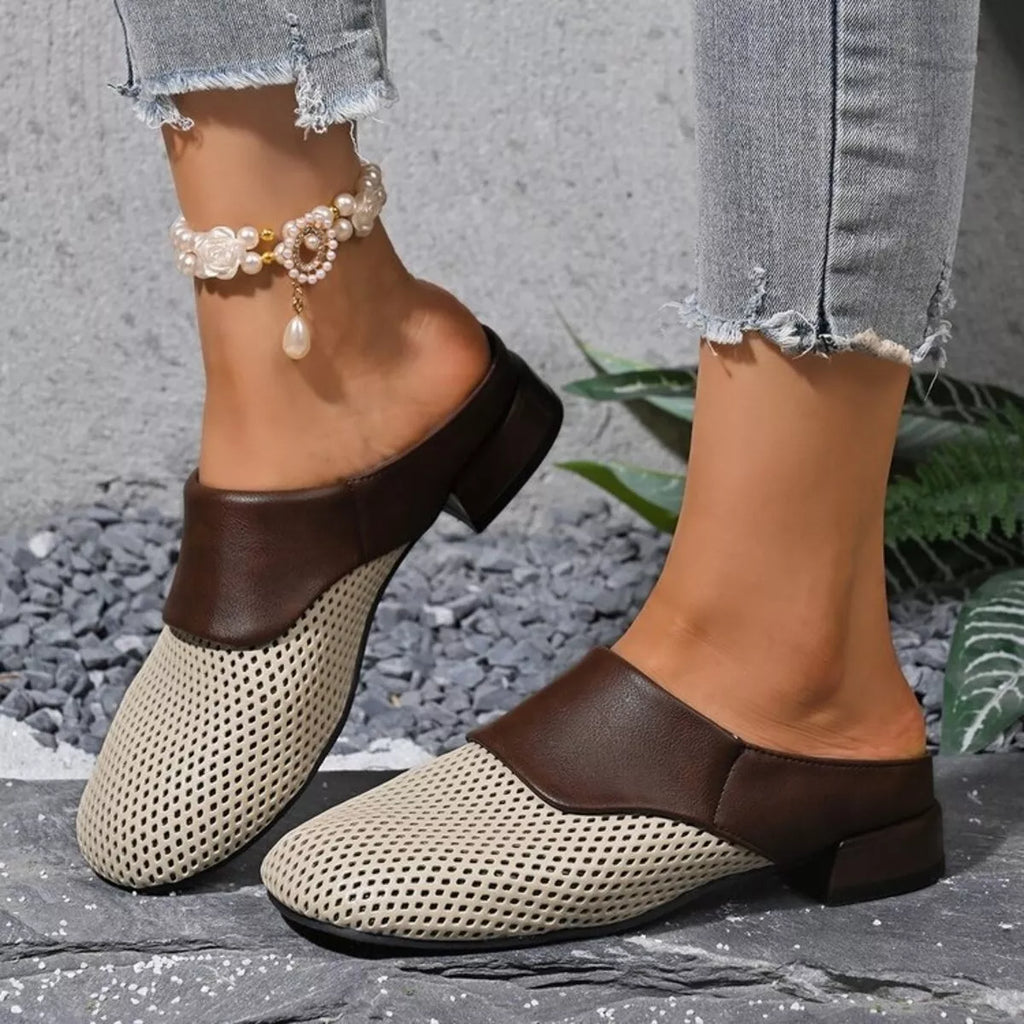 Round Toe Block Heels Sandals