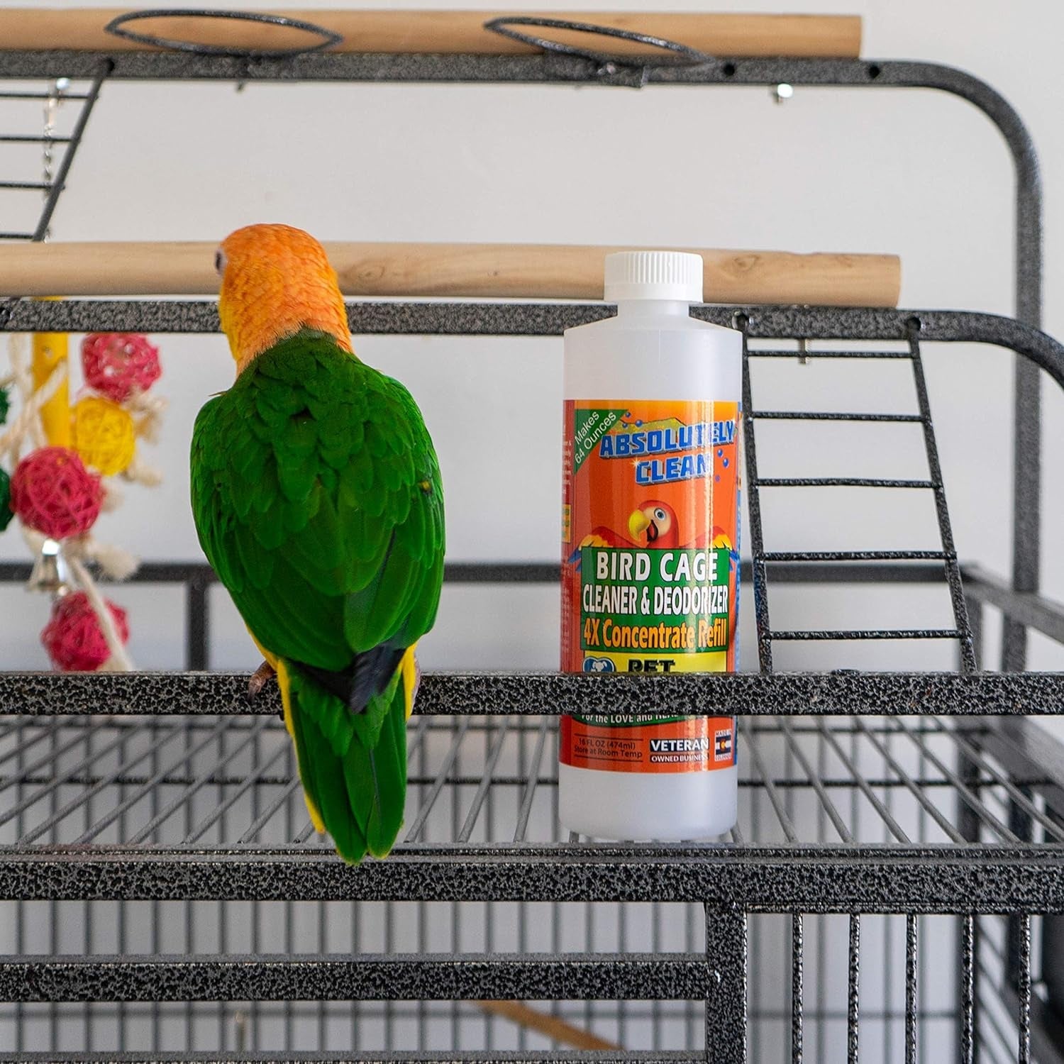 Bird Cage Cleaner and Deodorizer