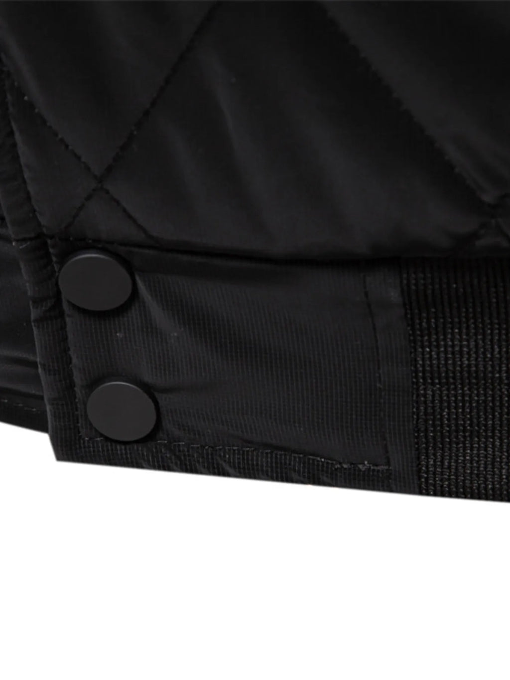 Quilted Snap Down Long Sleeve Jacket