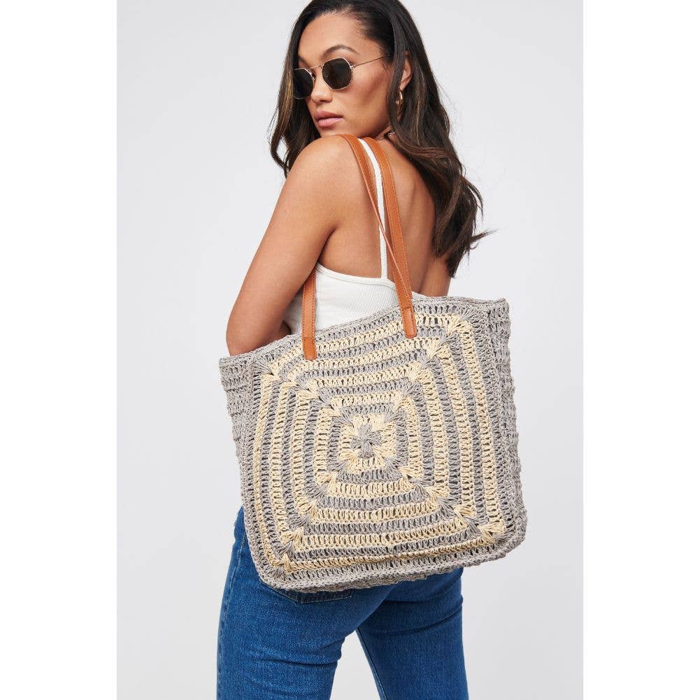 Palmyra Tote: Grey Multi