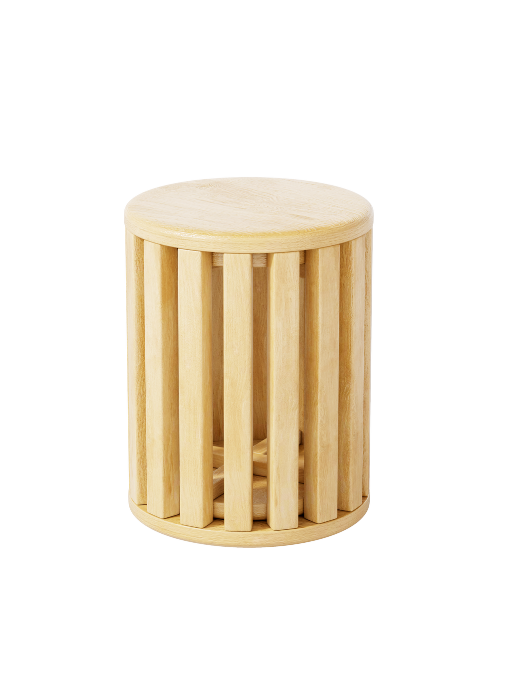 100% solid wood stackable stools set of 4, wooden stools, 18-inch stools, stacking stools, nesting tables, sturdy and durable, no installation required, top stackable round side table